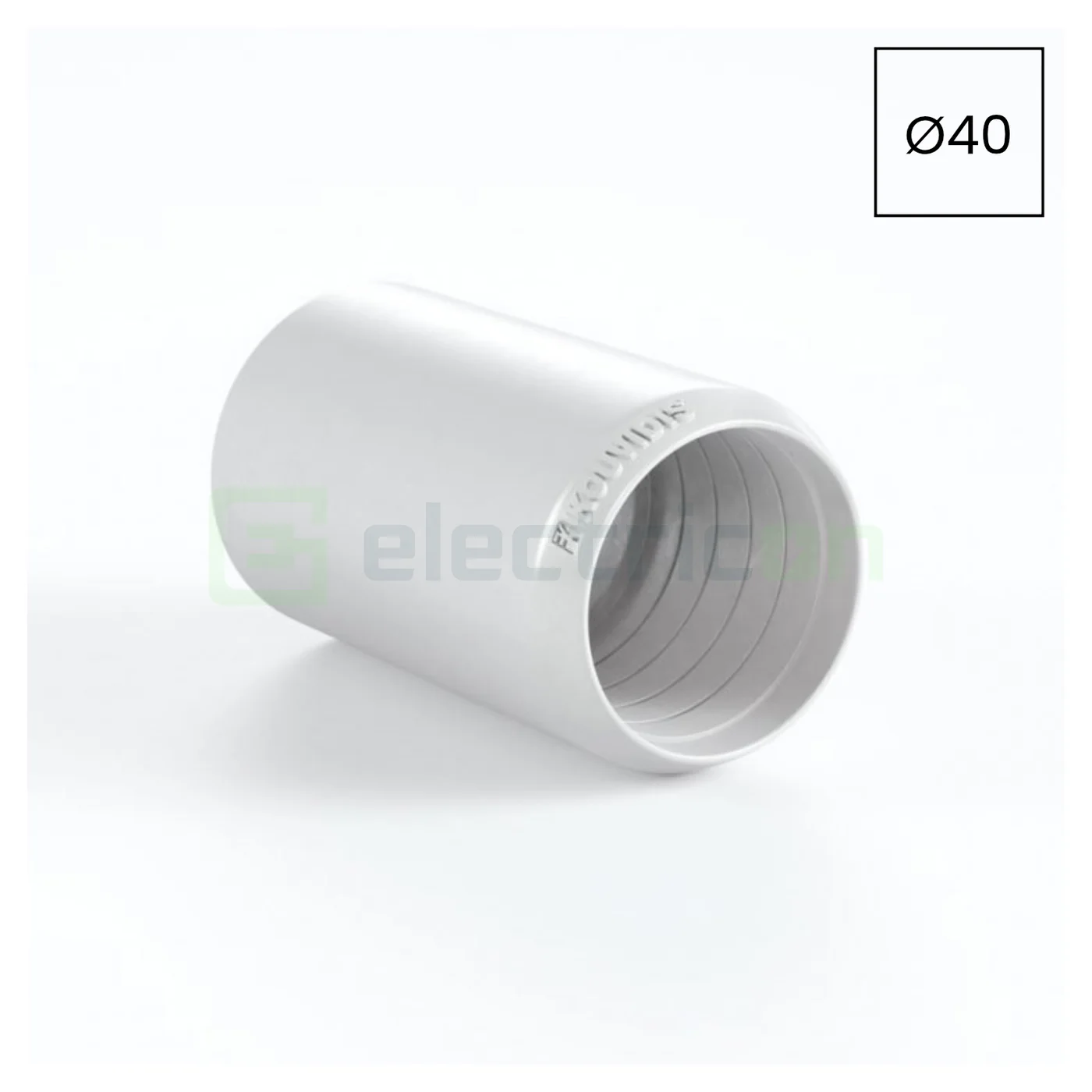 Cabluri, Canal cablu, Copex - Mufa cuplaj copex Kouvidis MEDISOL AM 40mm alb 4244040