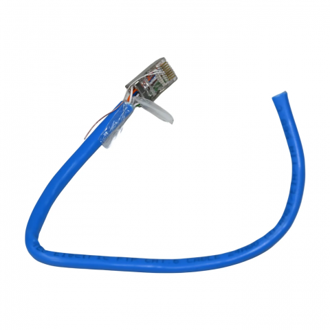 Mufa RJ45 FTP Cat.6, ecranata, passthrough, Emtex, TED Electric, EMT-PR6A-FTP [2]