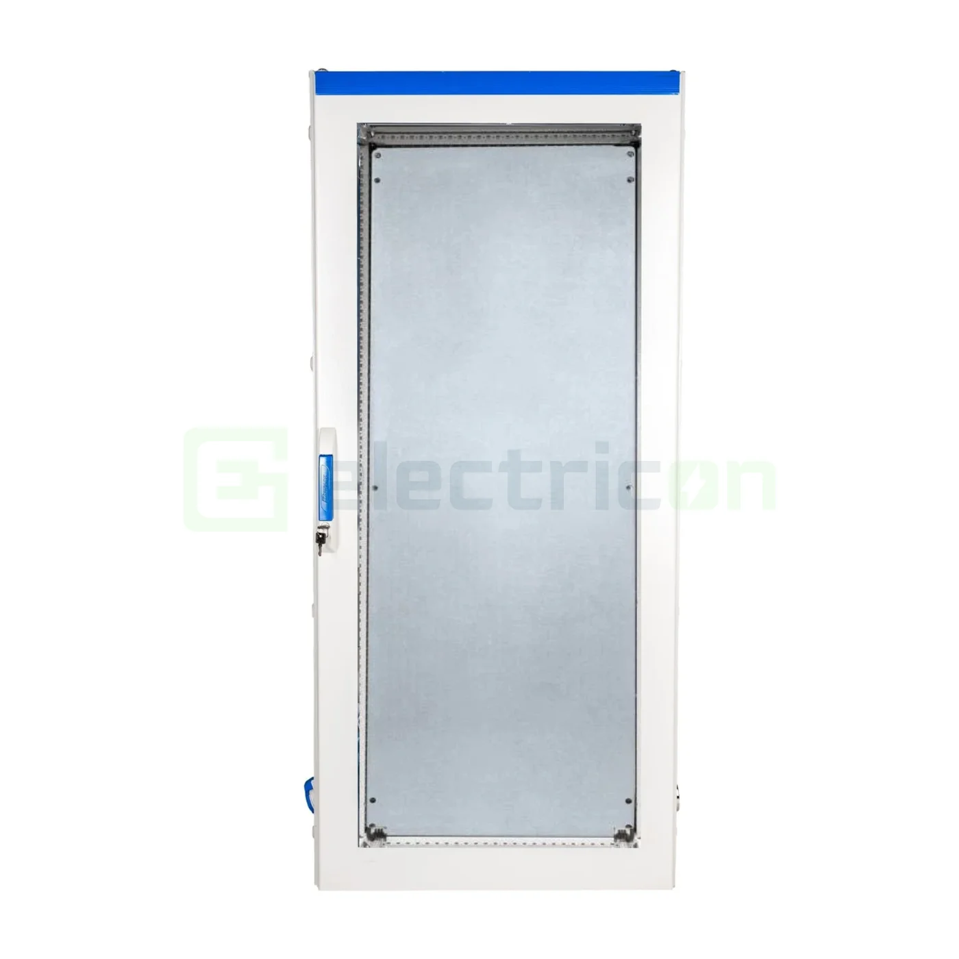 Pachet complet: Dulap industrial Schrack AT208060 (2000x800x600mm) cu ușă transparentă și ușă opacă incluse