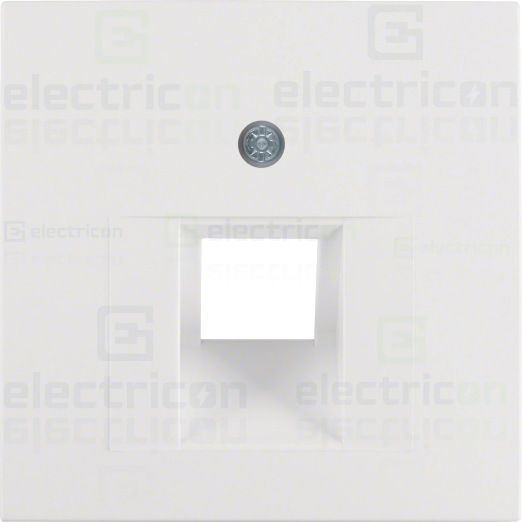 Prize și întrerupătoare - Placă centrală priză FCC S.1/B.3/B.7 alb mat polar Berker 14071909