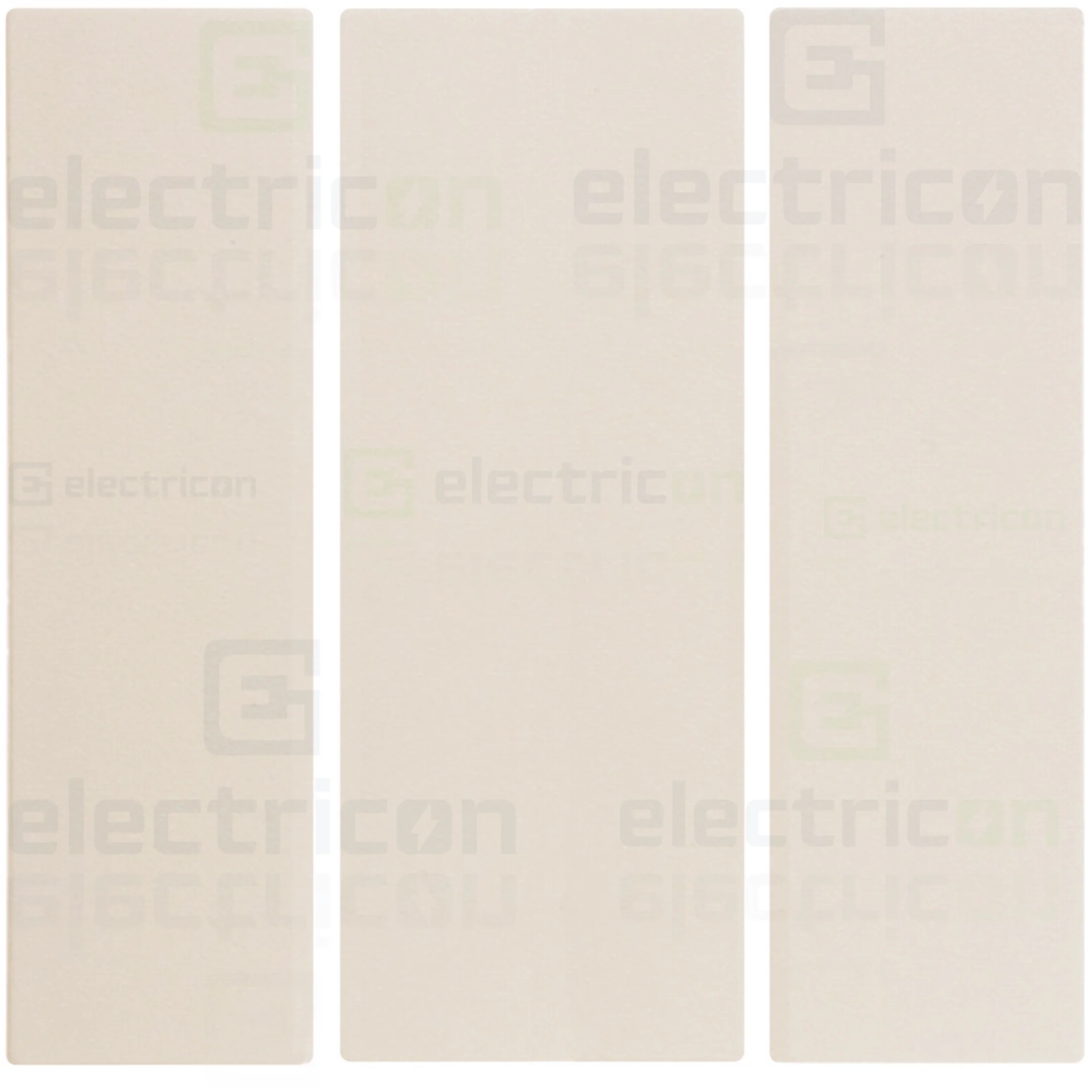 Întrerupătoare - Placă bej pentru întrerupător triplu Berker S.1