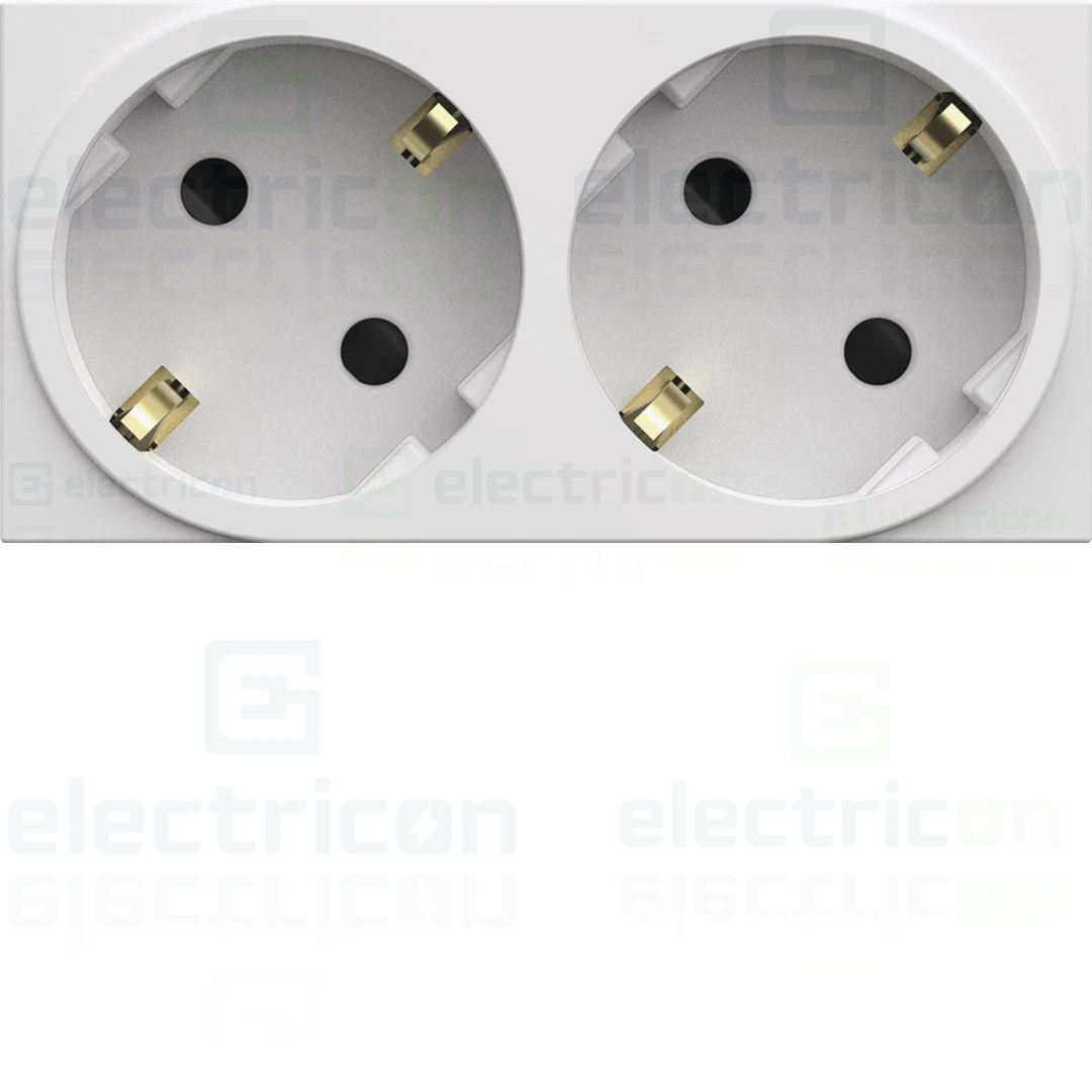 Canal Cablu - hager-priza-alb-45m