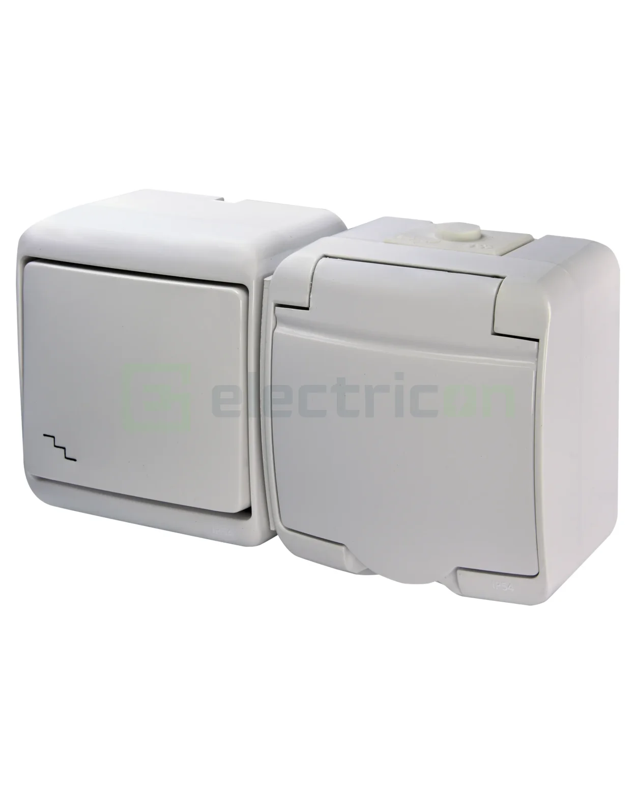 Întrerupătoare - priza-alb