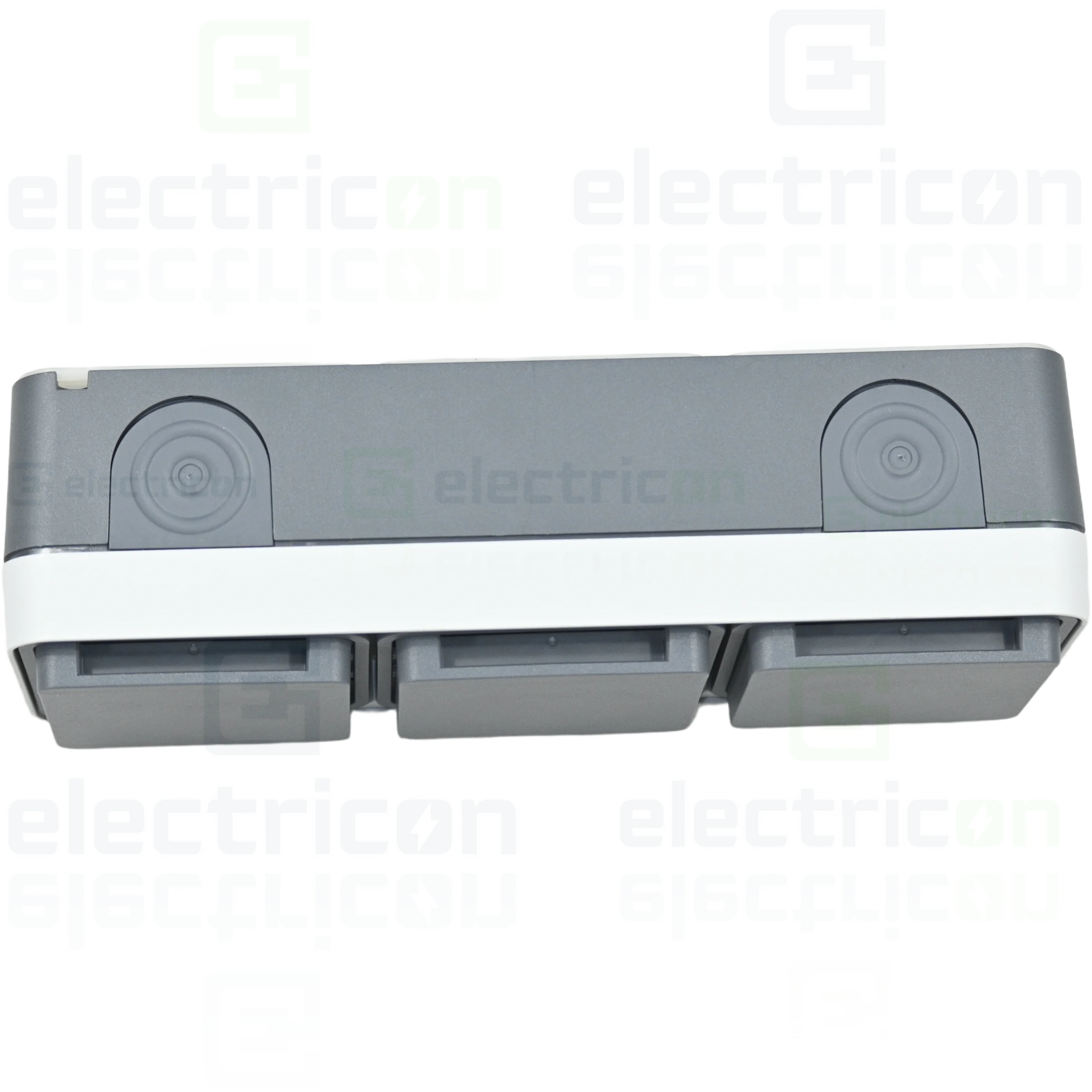 Priză triplă aparentă etanșă Berker W.1 gri [2]