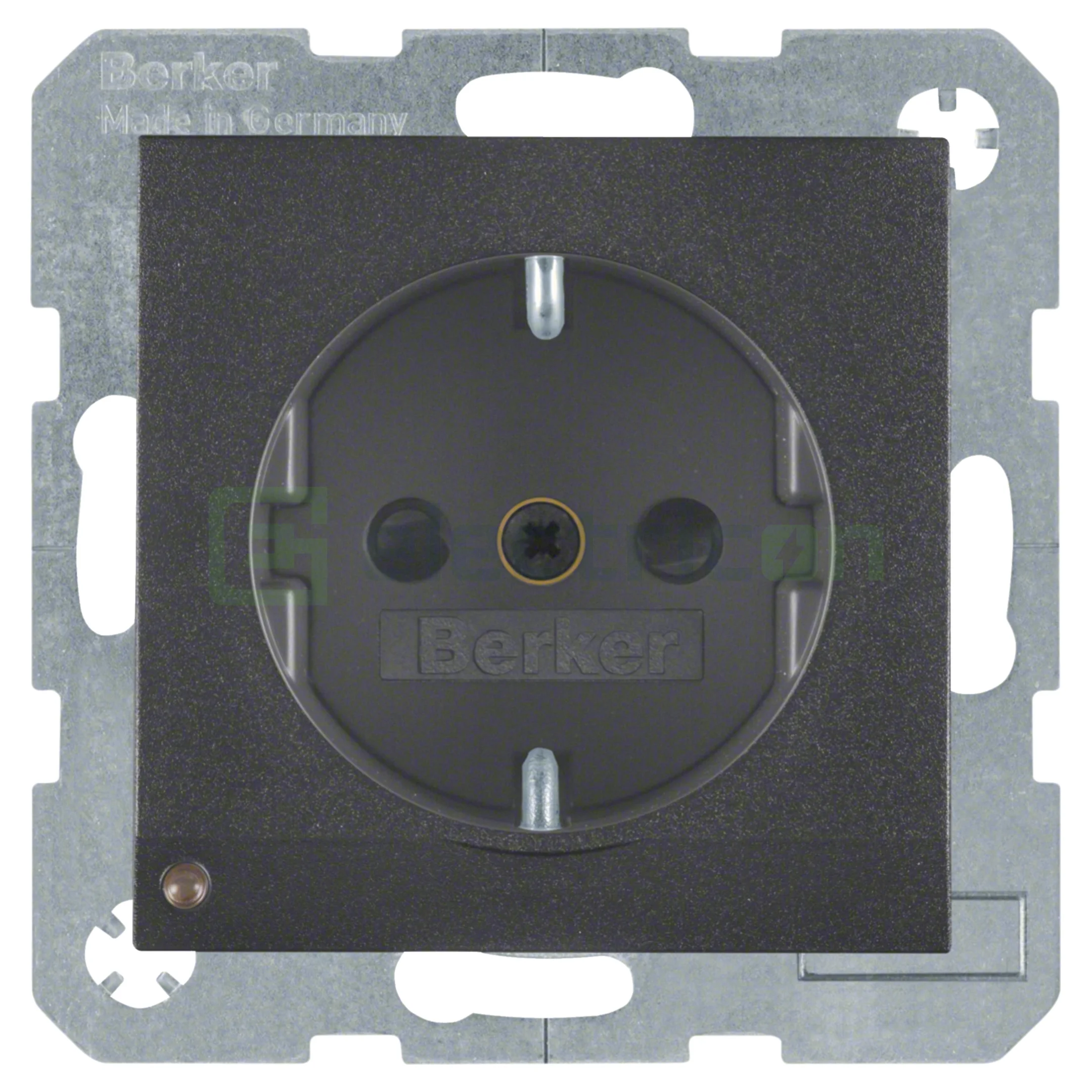 Prize - Priză shucko, incastrata, cu LED, protectie la atingere, antracit mat, Berker S.1, 41091606