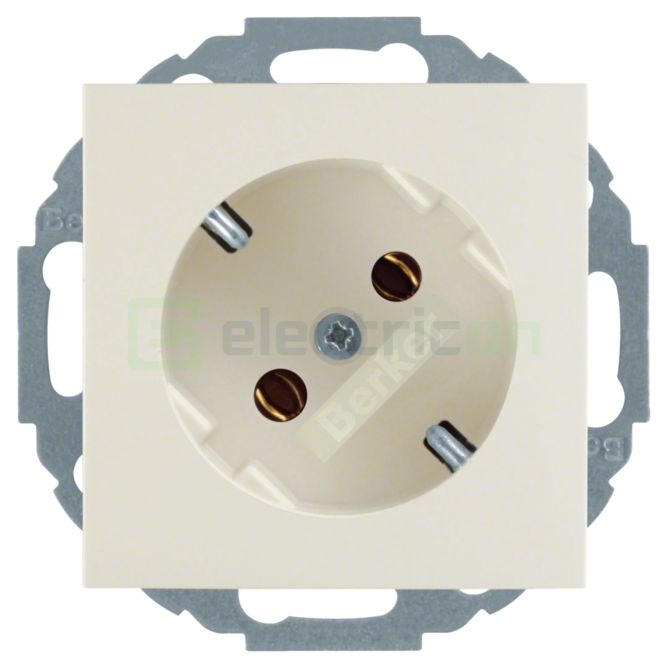 Prize și întrerupătoare - Priză shucko, incastrata, înclinație 45°, bej lucios , Berker S.1, 47278982