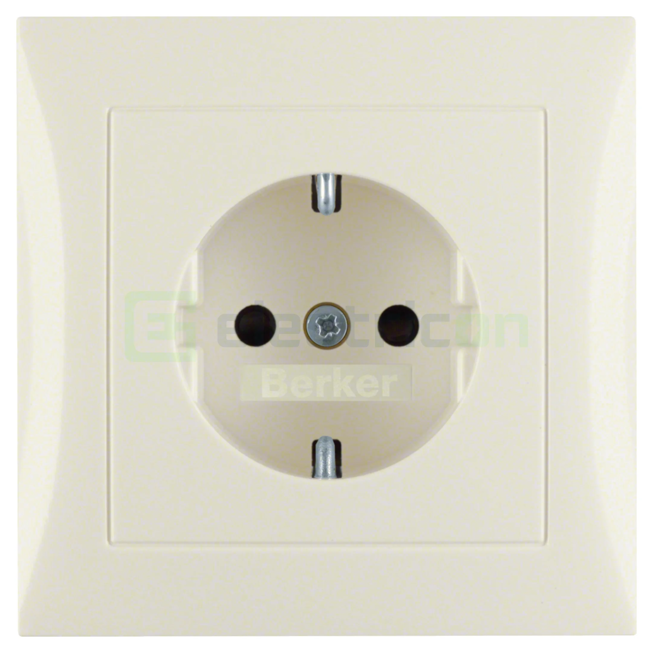 Prize - Priză shucko, incastrata, înrămată, protectie la atingere, bej lucios , Berker S.1, 47228982