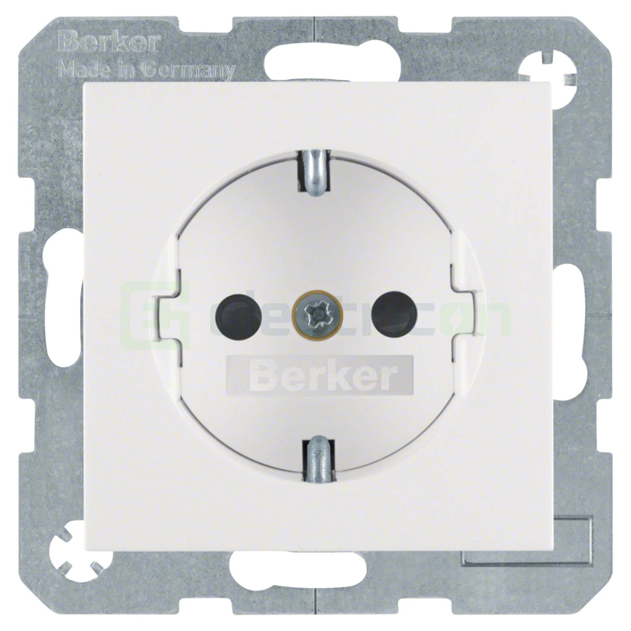 Prize și întrerupătoare - Priză shucko, incastrata, protectie la atingere, alb mat, Berker S.1, 47231909