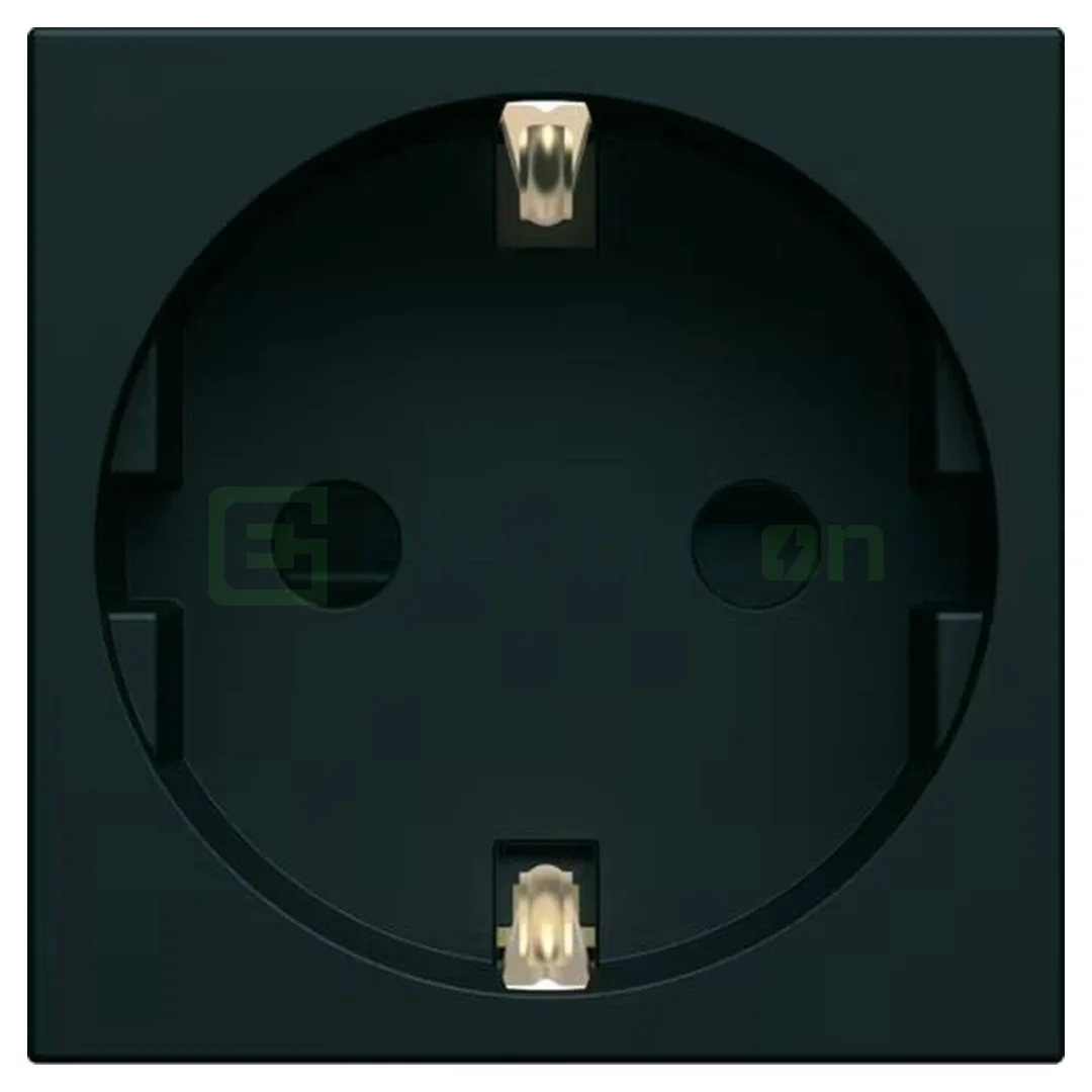 Accesorii canal cablu - hager-priza-negru-45m