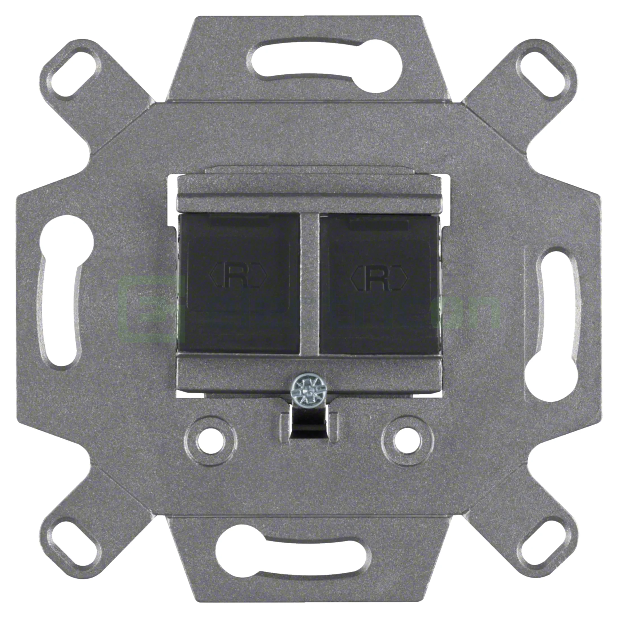 Prize multimedia (radio-TV, date, video) - Priza UAE ISDN (RJ11/RJ45), 8 poli, ecranata, Berker, 4588