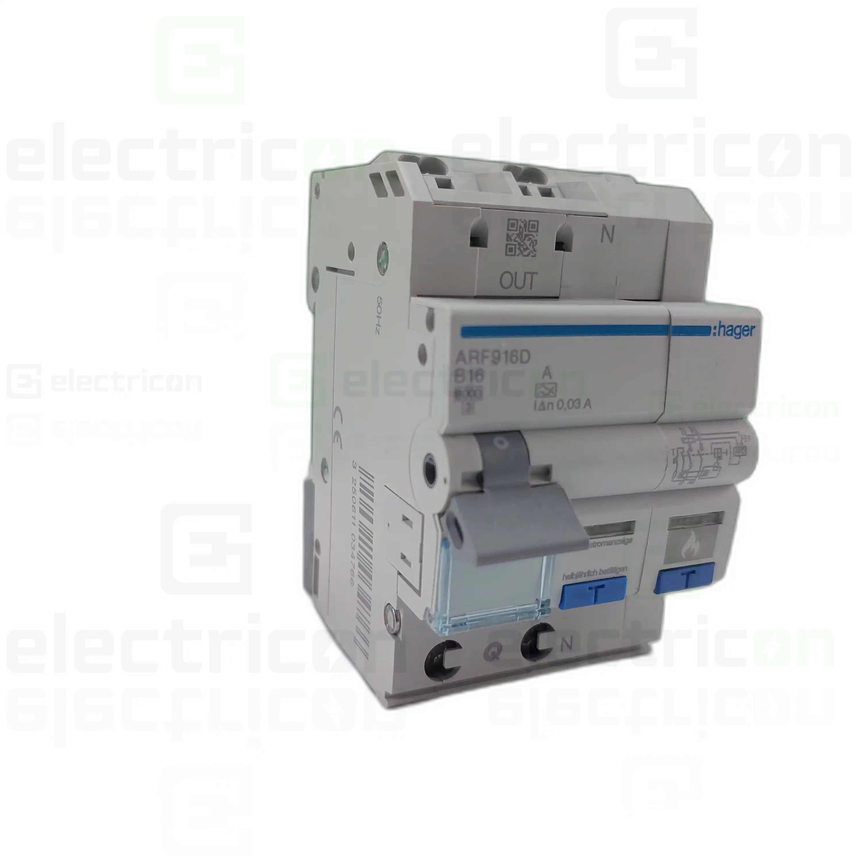 Siguranta RCBO 16A/30mA Hager - ARF916D