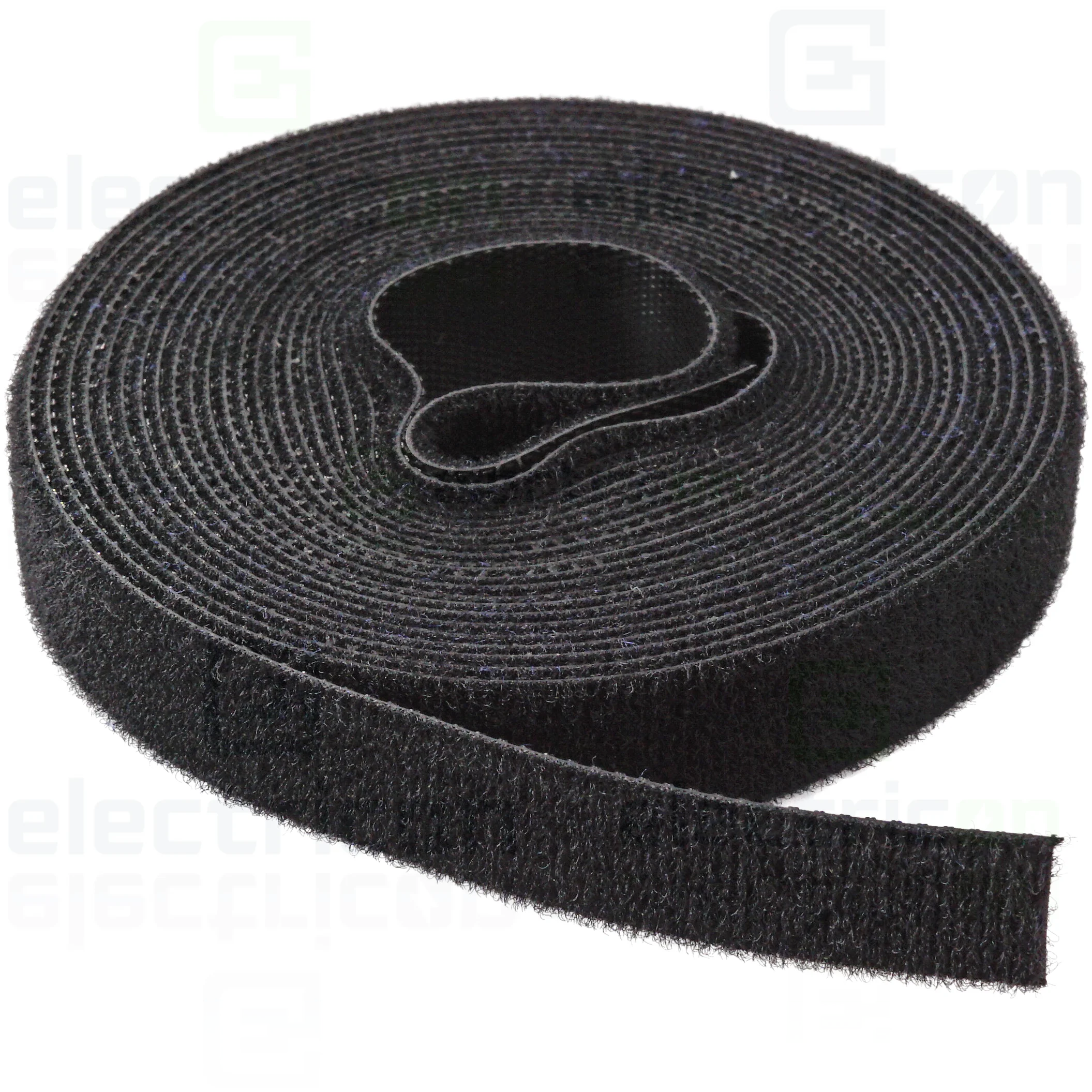 Colier velcro negru 16mm 4m Schrack management cabluri