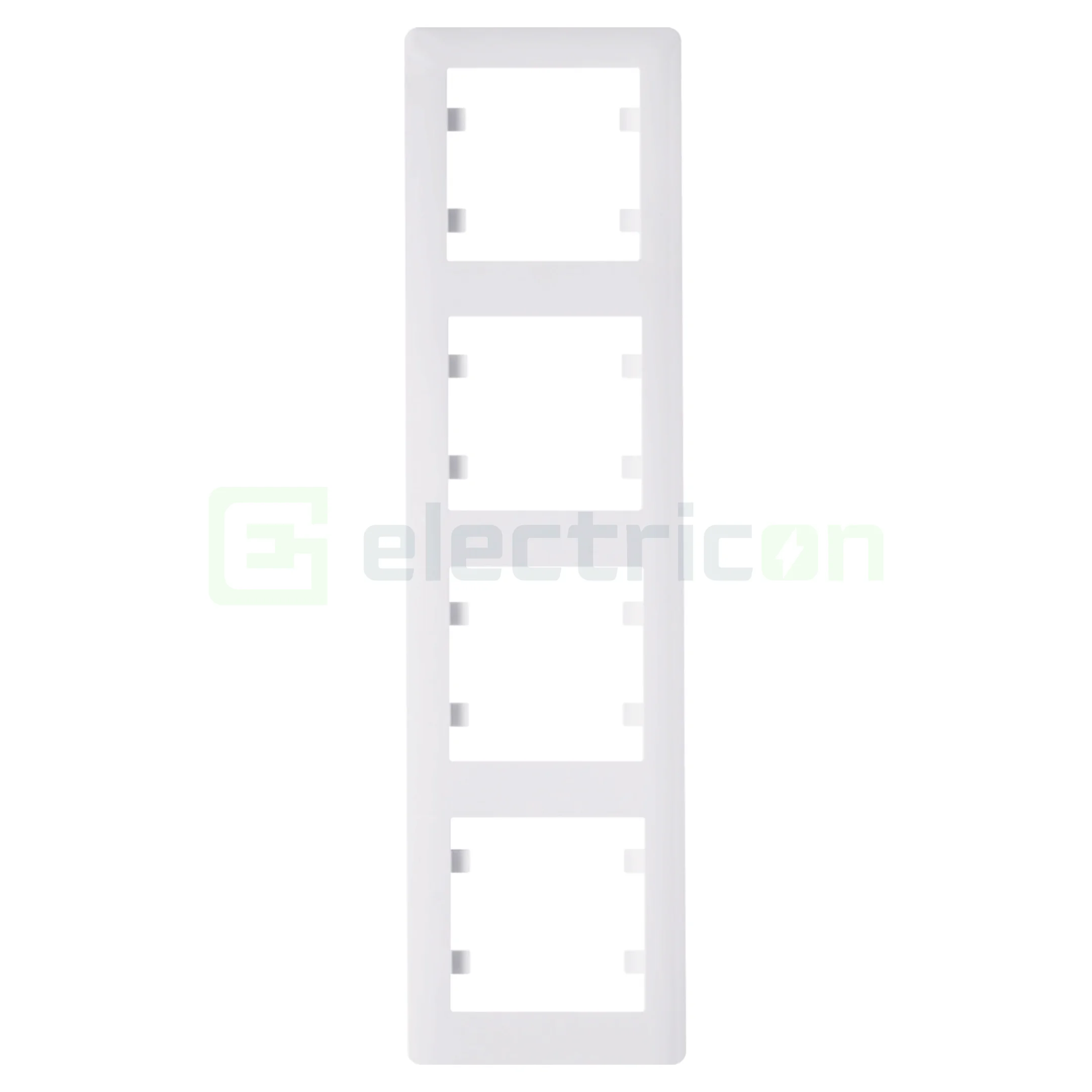 Prize și întrerupătoare - Rama verticala 4 module Hager Lumina2 WL5140