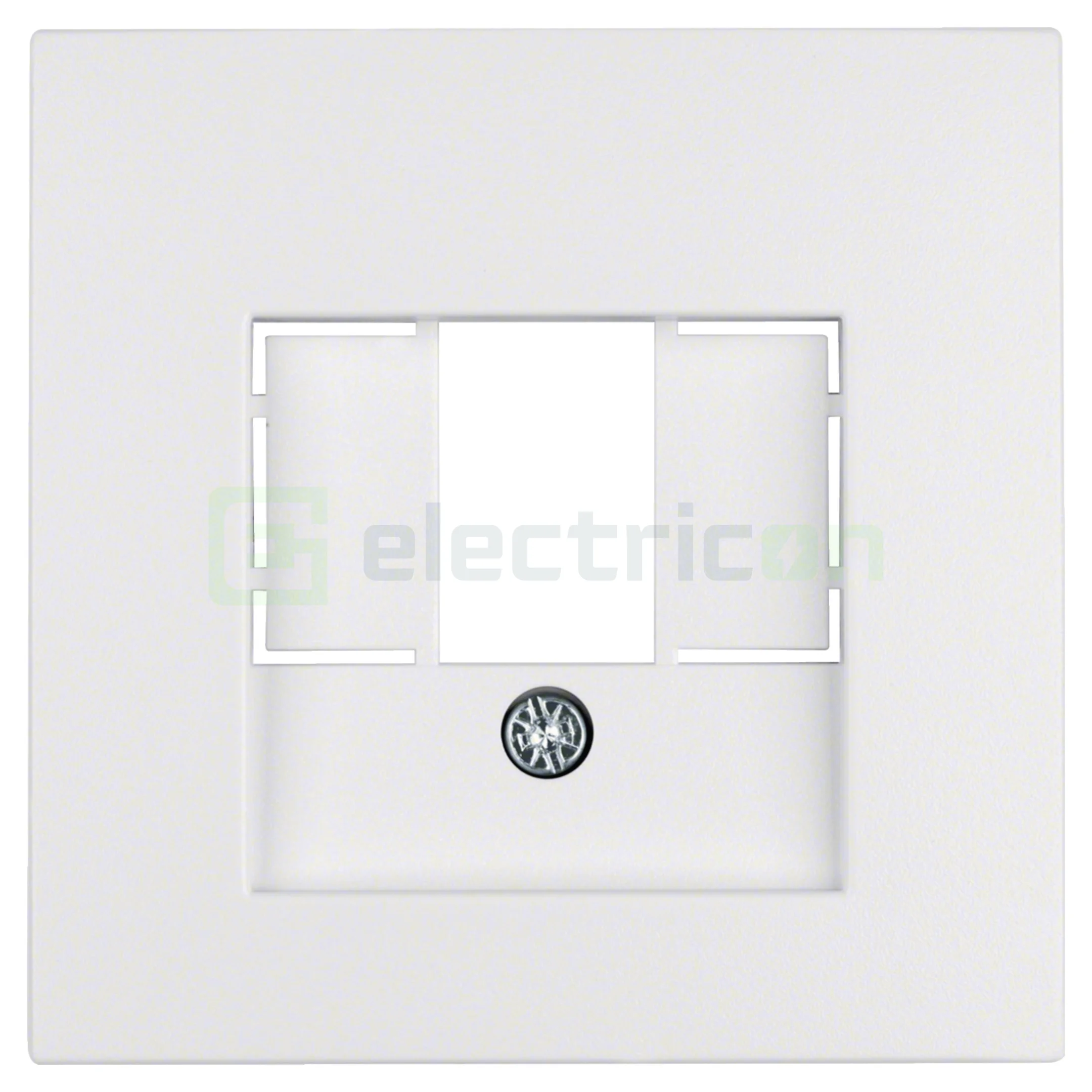Prize și întrerupătoare - Ramă cu decupaj TAE, alb mat, Berker S.1, 10331909