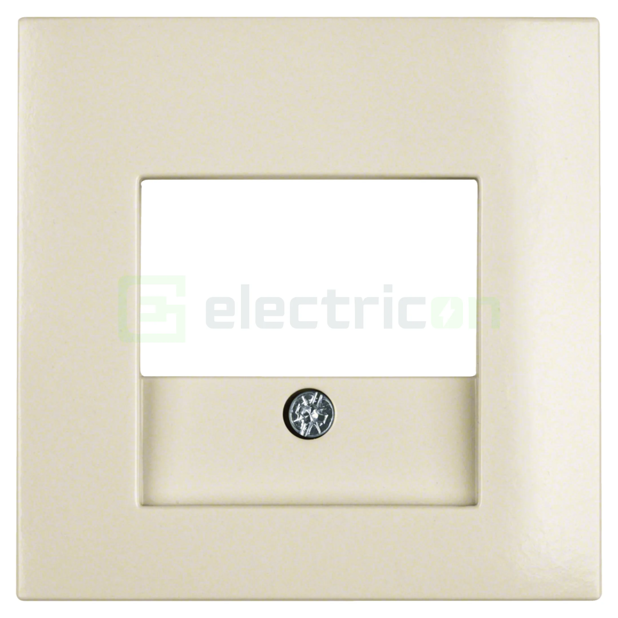 Prize și întrerupătoare - Ramă cu decupaj TAE, bej lucios, Berker S.1, 10338912