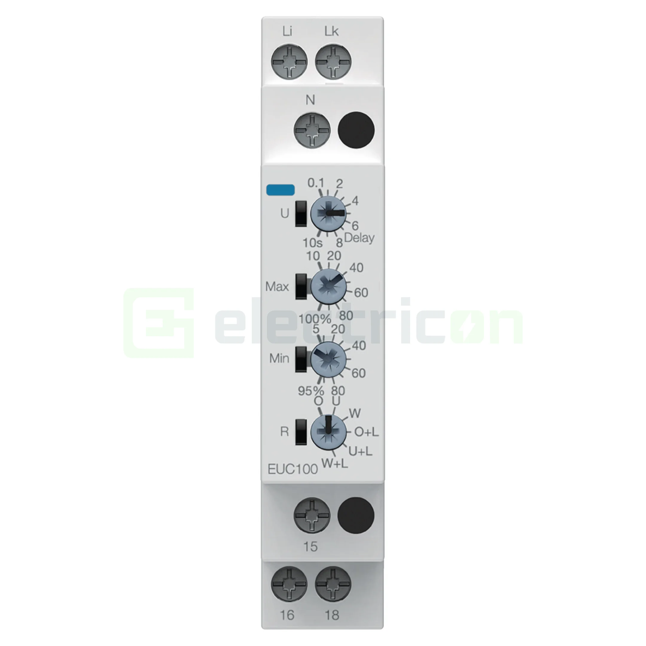 Releu control monitorizare curent Hager EUC100 (1P+N, 1 contact comutare) [1]