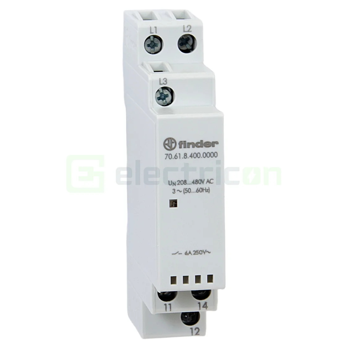 Relee monitorizare tensiune - Releu monitorizare tensiune trifazic 208-480V Finder 70.61.8.400.0000