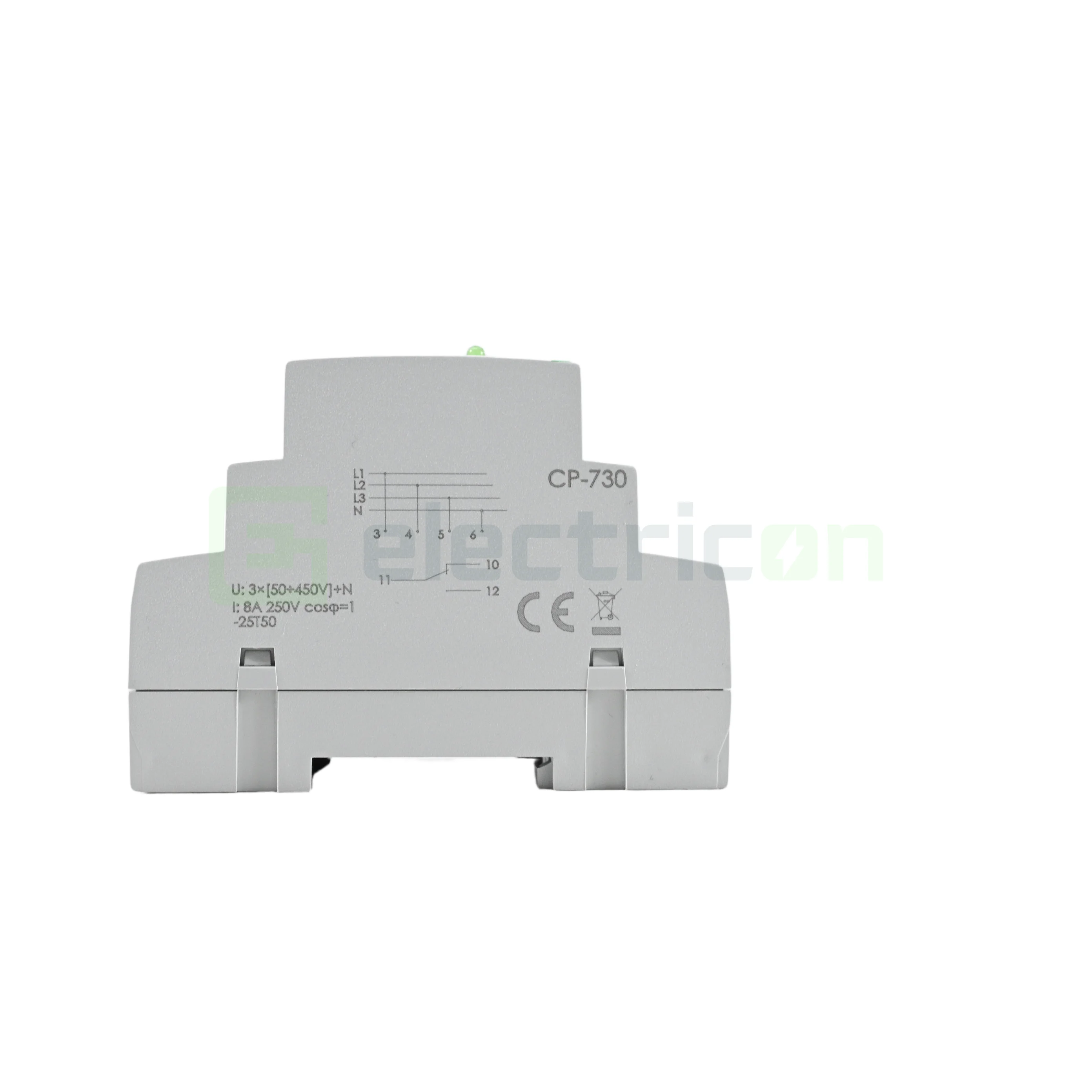 Releu tensiune trifazat blocare timp 10A CP-730 F&F Filipowski [6]