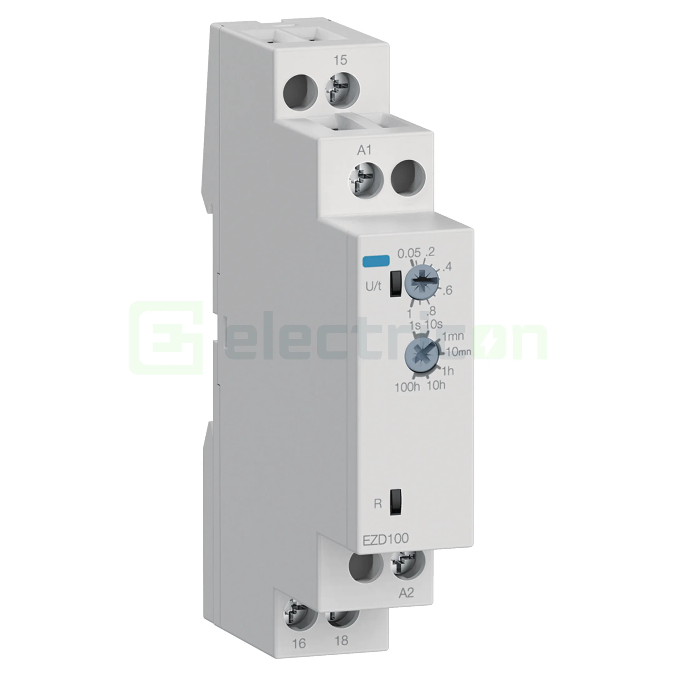 Contactori, Relee, Contoare & Surse - Releu de timp cu întârziere Hager EZD100 (24-240VAC/DC, 1 contact)