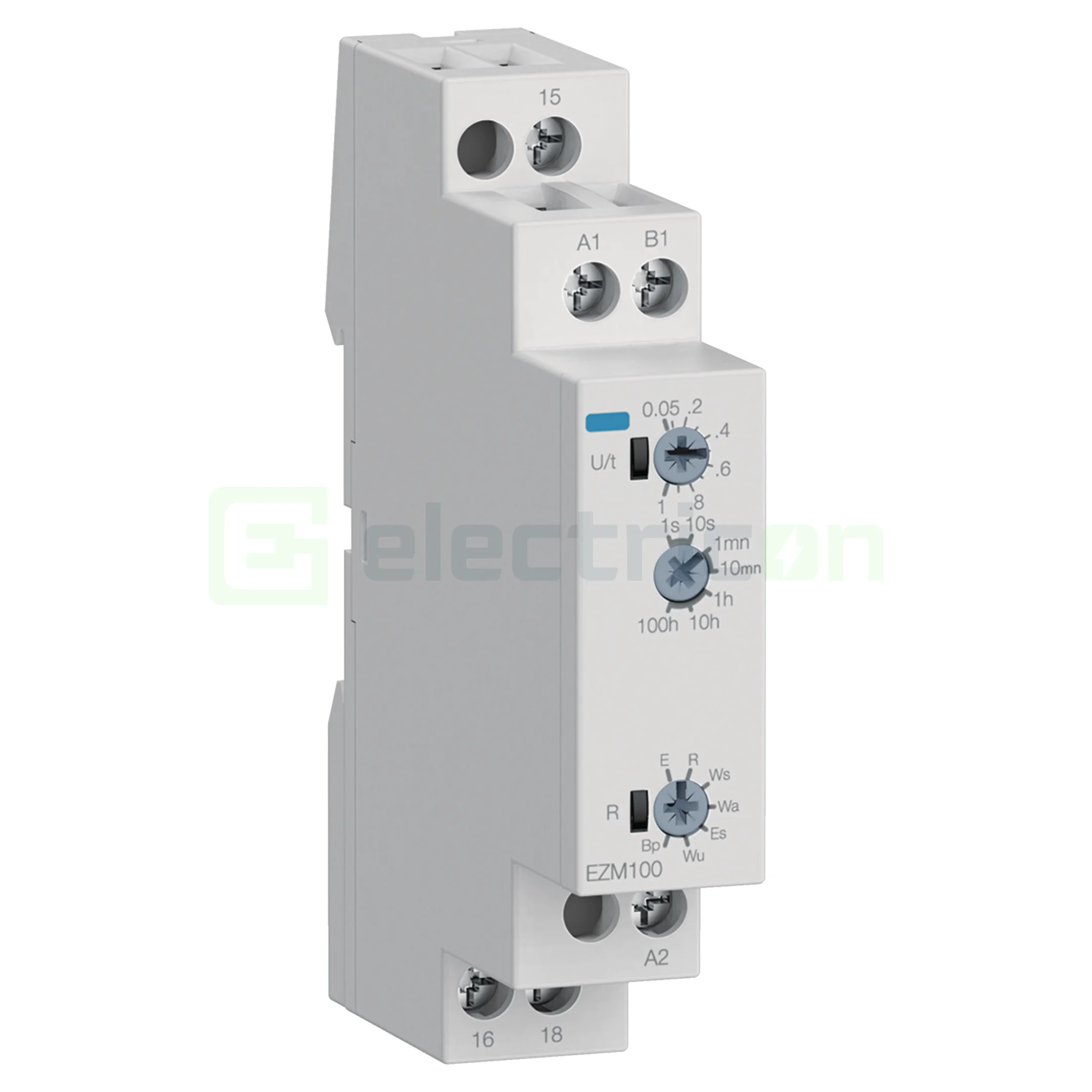 Contactori, Relee, Contoare & Surse - Releu de timp multifuncțional Hager EZM100 (12-240VAC/DC, 1 contact)