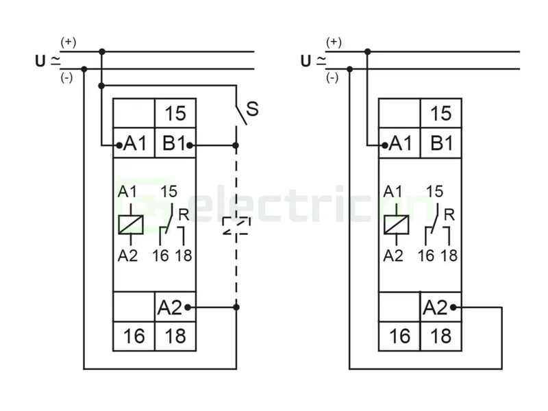 Releu de timp multifuncțional Hager EZM100 (12-240VAC/DC, 1 contact) [2]