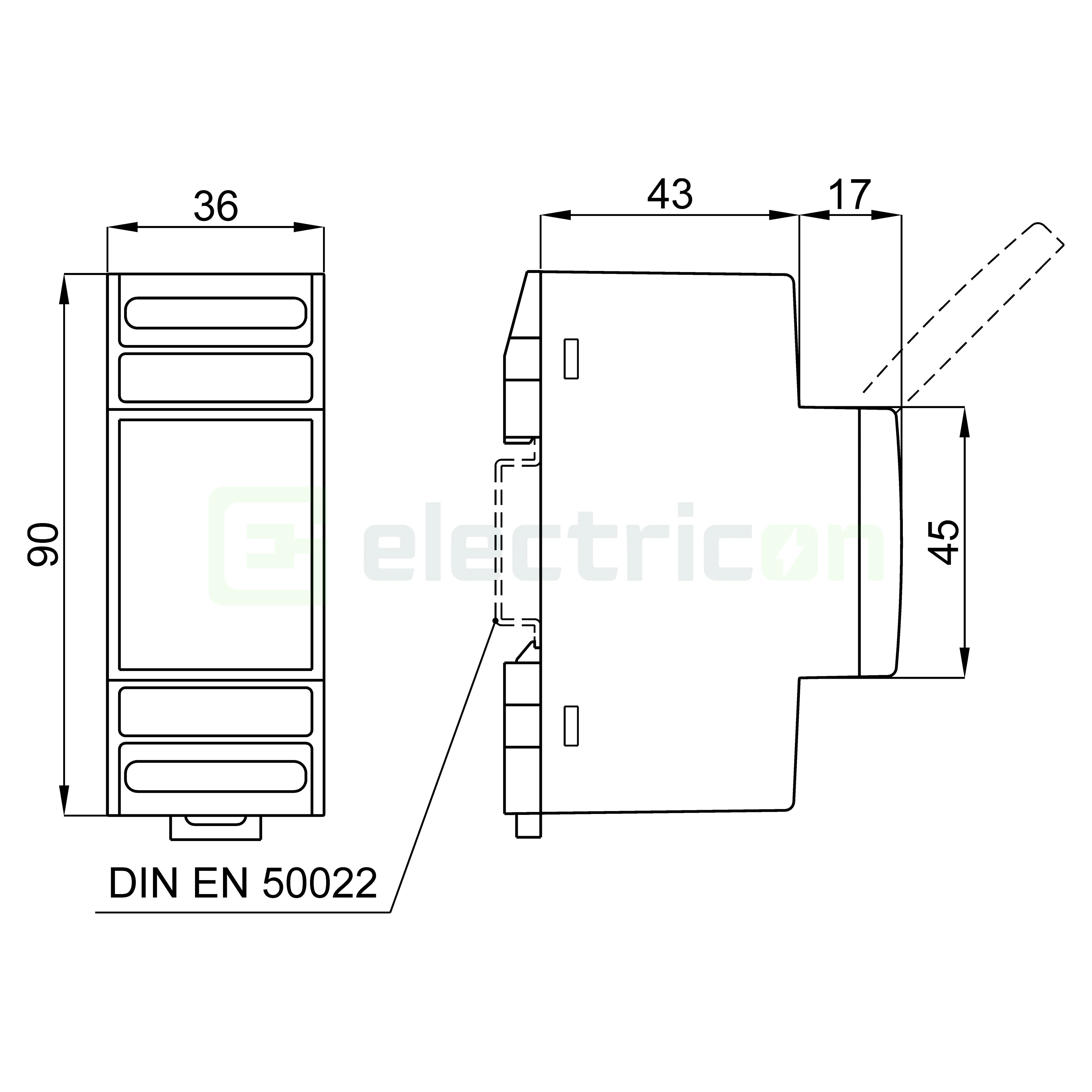 Releu diferențial Schrack BXFIB100, tip A, LCD, 30mA-3A, avansat [6]