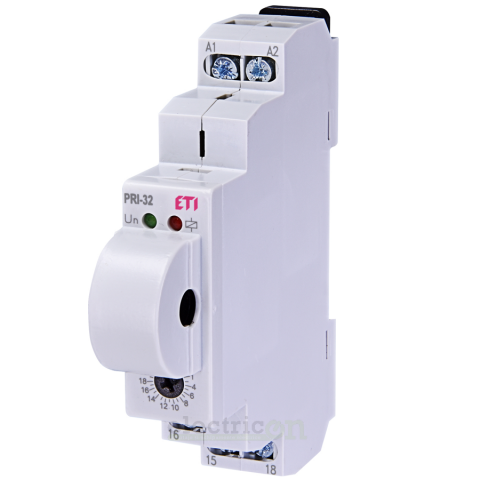 Contactoare, Relee, Contoare & Surse - Releu monitorizare curent, 24-240VAC/DC, 8A, 1NO, PRI-32, ETI, 002471830