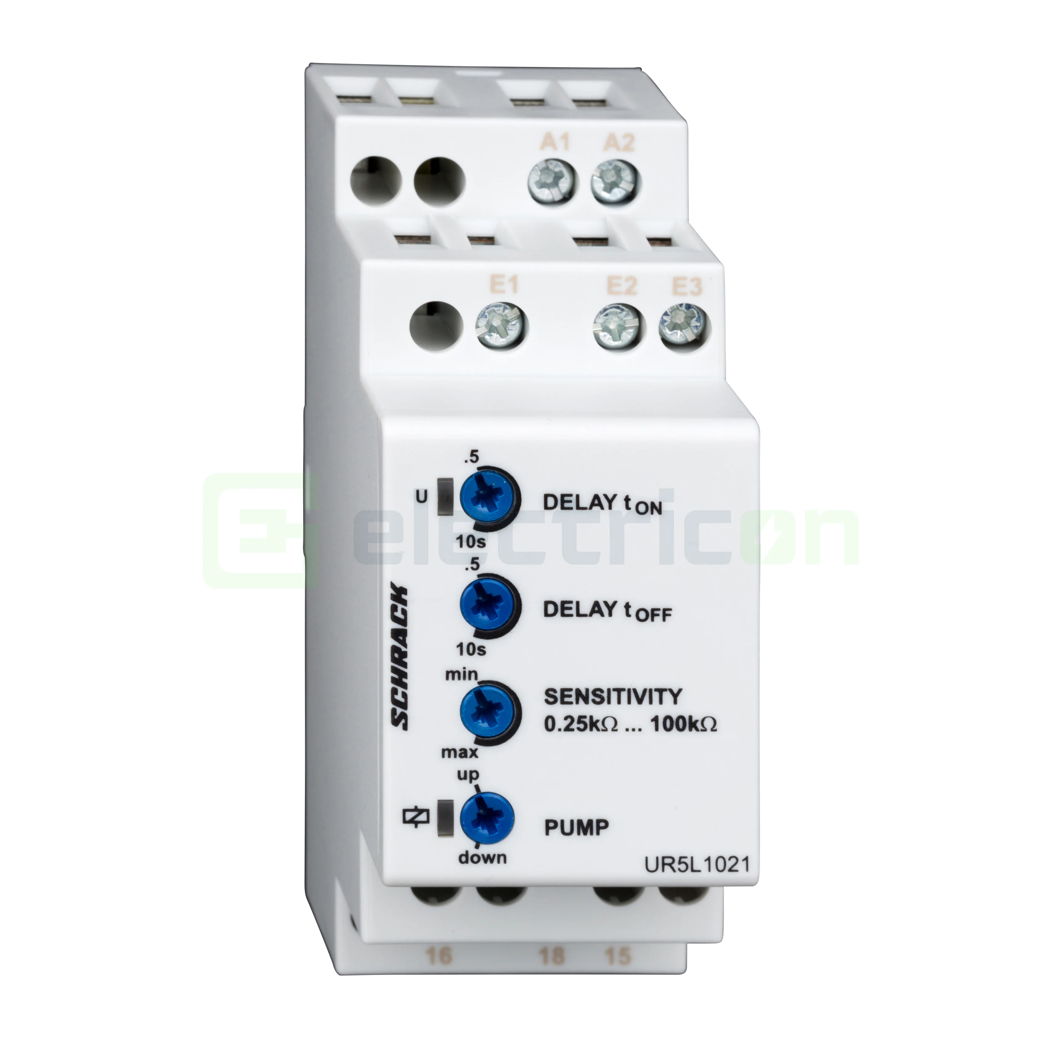 Releu monitorizare nivel lichide, 230V, 5A, 2M, 1CC, Schrack, URP5L1021