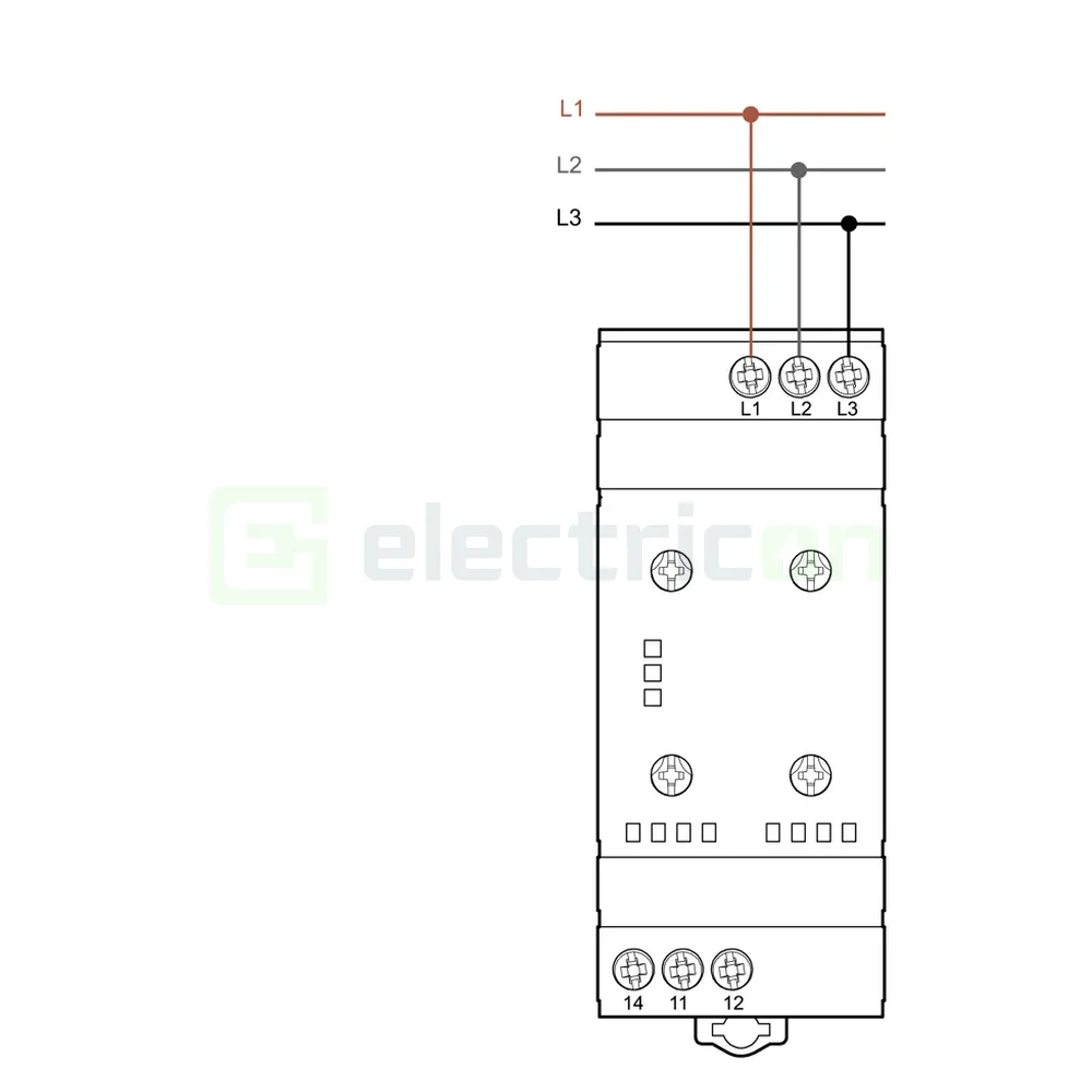 Releu monitorizare pentru tensiune trifazată,reglabil, 1C,6A, 415V, Finder,70.31.8.400.2022 [4]