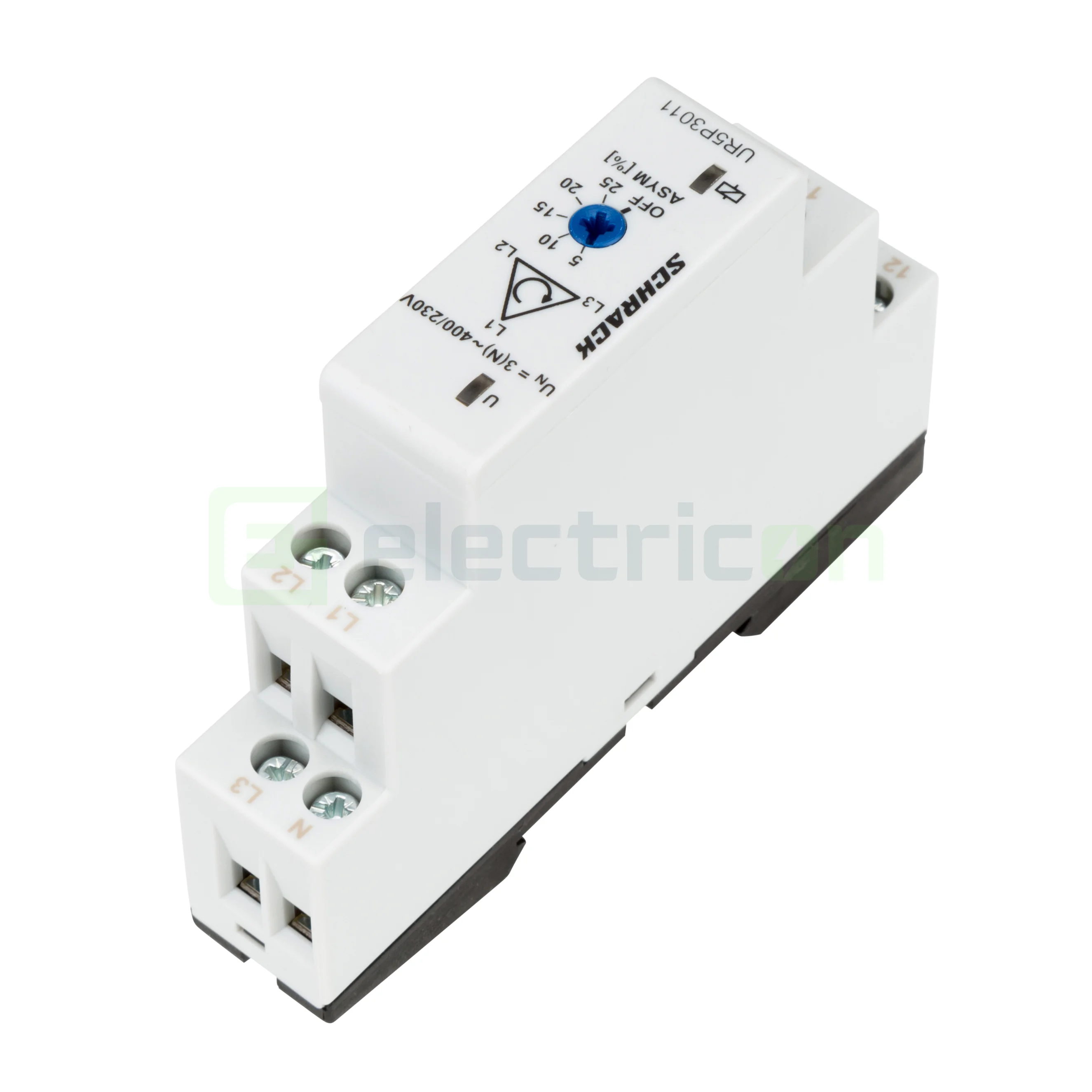 Releu monitorizare sistem trifazat, 400/230V, 5A, 1M, 1CC, Schrack, URP5P3011 [6]