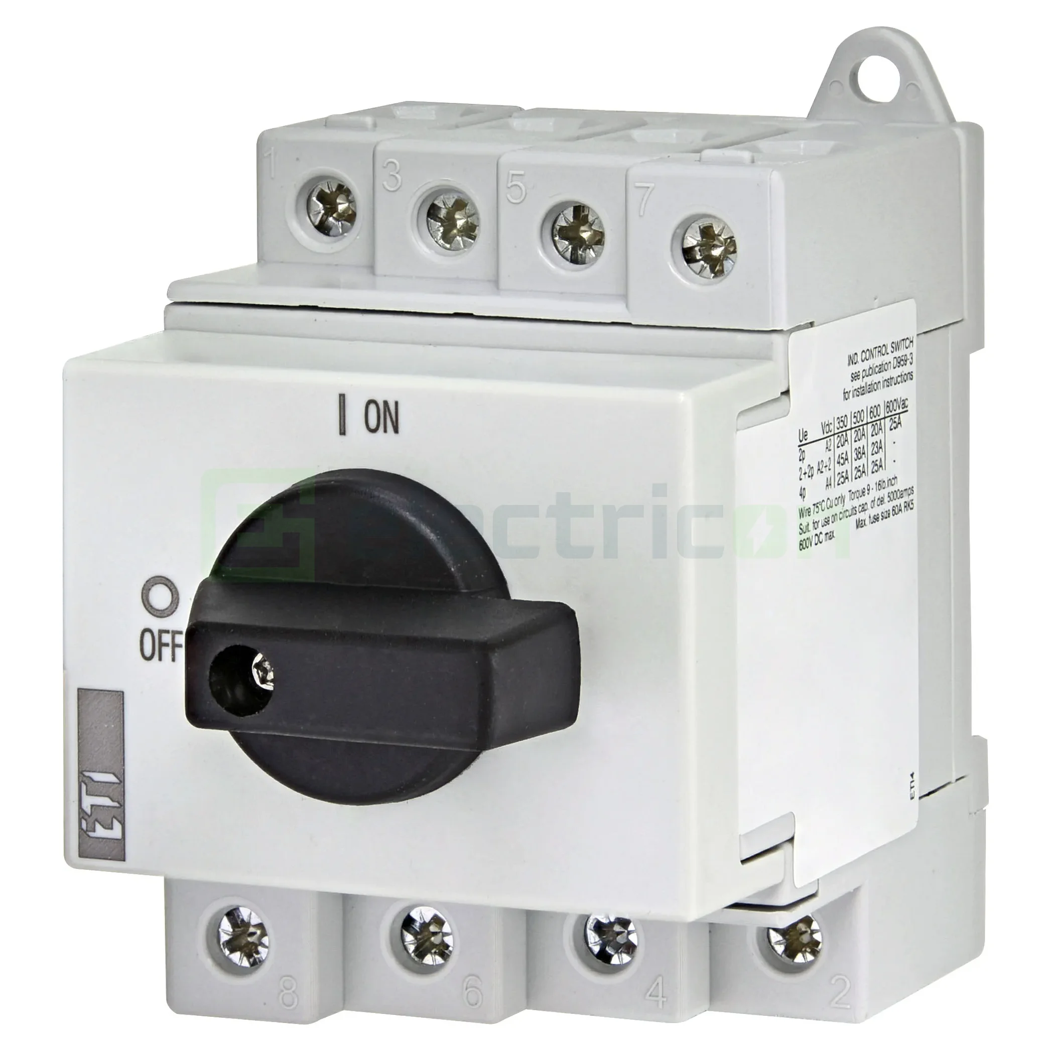 Separator Mecanic Fotovoltaic - eti-separator-dc-1500v