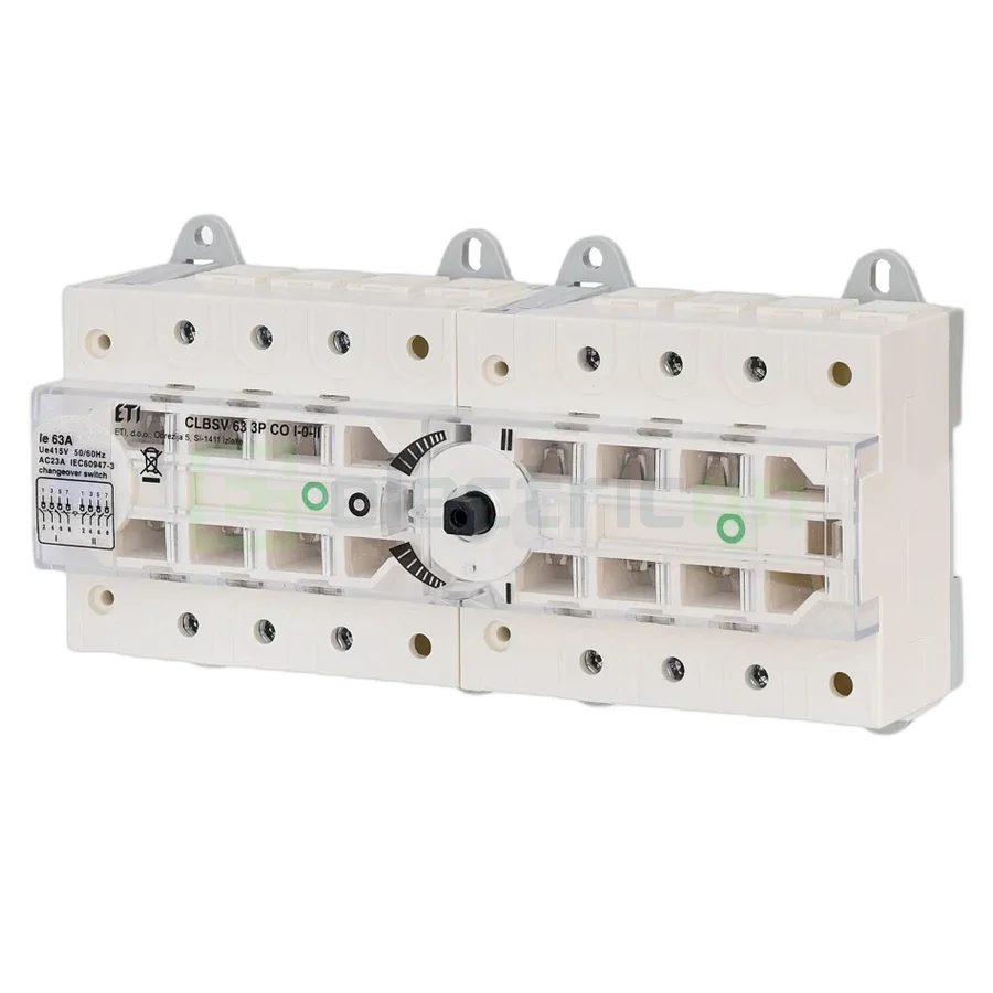 Separatori & comutatori - Separator CLBSV, 63A, 3P, I-0-II