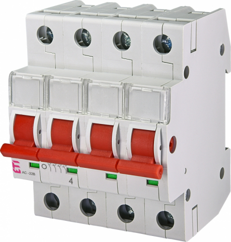 Separatori & comutatori - Separator compact ETI, 4P, 80A, 400VAC, ETI, 002423415