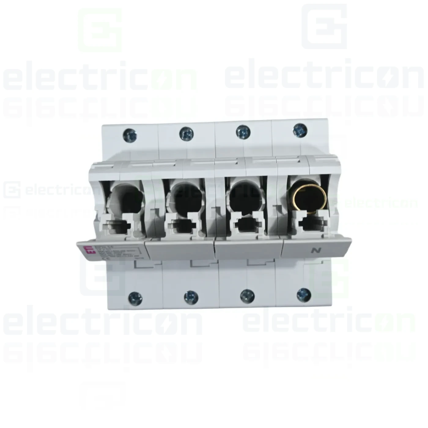 Soclu pentru fuzibile & sigurante fuzibile - Separator fuzibil (soclu), pentru CH 14x51, maxim 50A, 3P+N, EFD 14 3P+N, ETI, 002560005