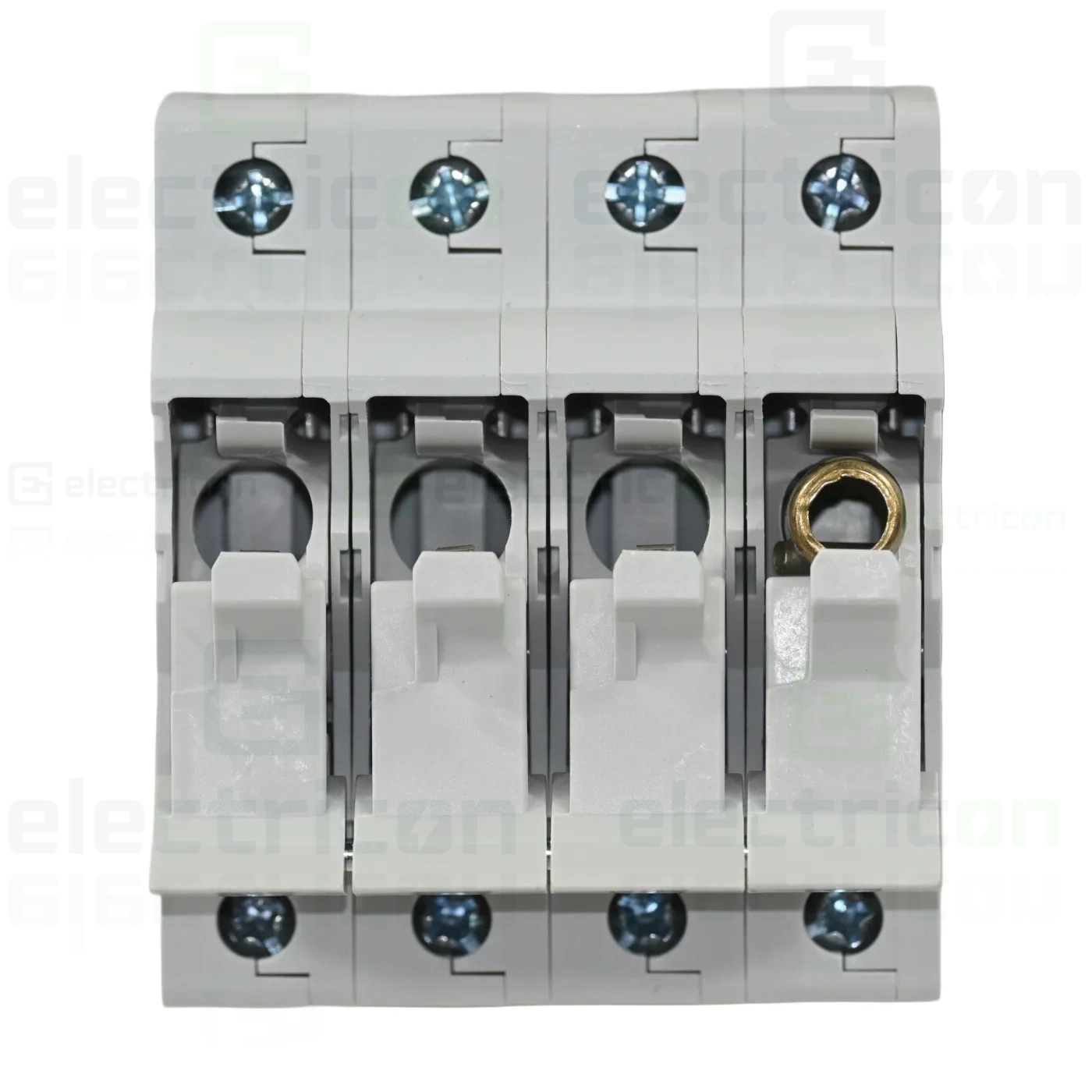 Separator fuzibil (soclu), pentru CH10x38, maxim 32A, 3P+N, cu LED,EFD 10 3p+N LED,  ETI, 002540015 [1]