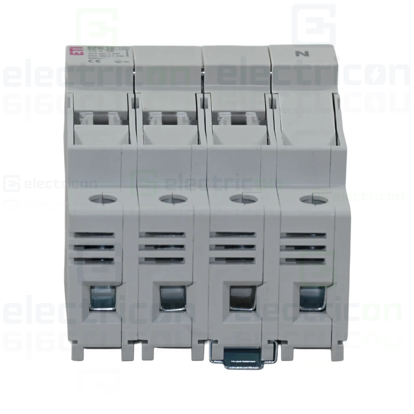 Separator fuzibil (soclu), pentru CH10x38, maxim 32A, 3P+N, cu LED,EFD 10 3p+N LED,  ETI, 002540015 [4]