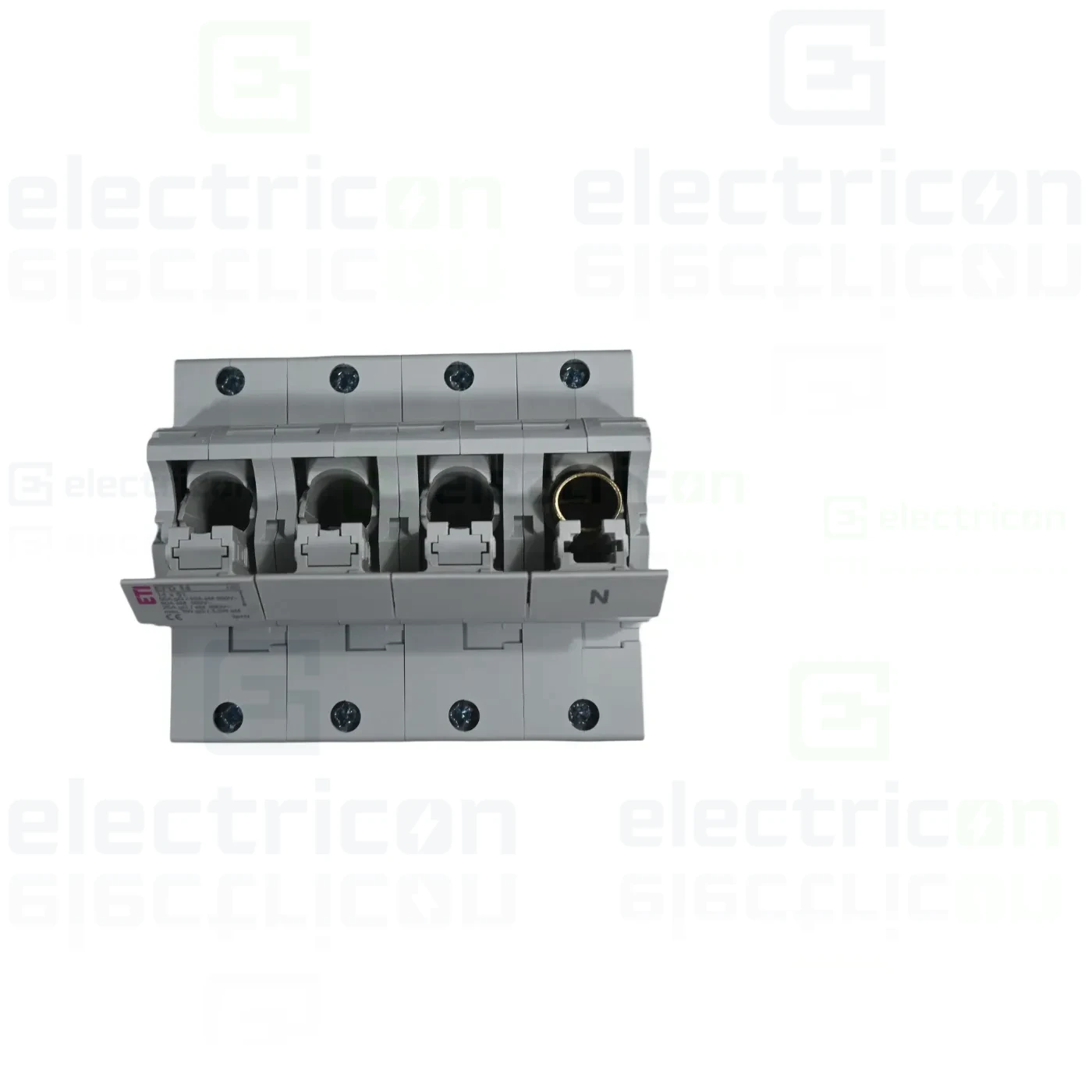 Separator fuzibil (soclu), pentru CH14x51, maxim 50A, 3P+N, cu LED,EFD 14 3p+N LED,  ETI, 002560015 [6]