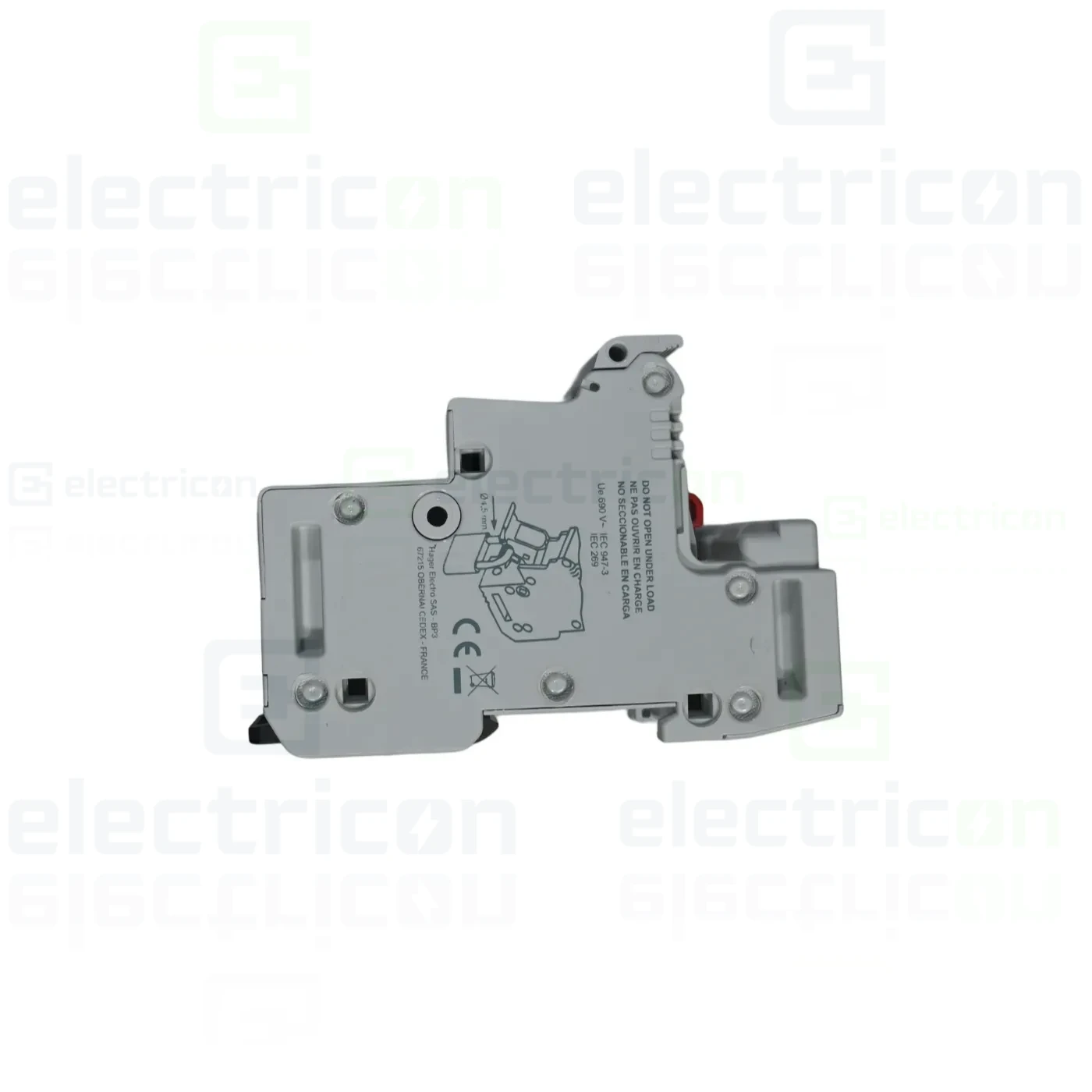 Separator fuzibil (soclu), pentru CH14x51, maxim 50A, 4P, cu LED,  Hager, LS604 [3]