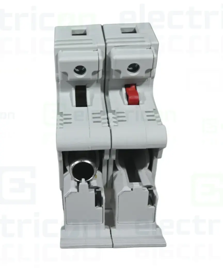 Soclu pentru fuzibile & sigurante fuzibile - Separator fuzibil (soclu), pentru CH14x51, maxim 50A, cu LED, 1P+N, Hager, LS612