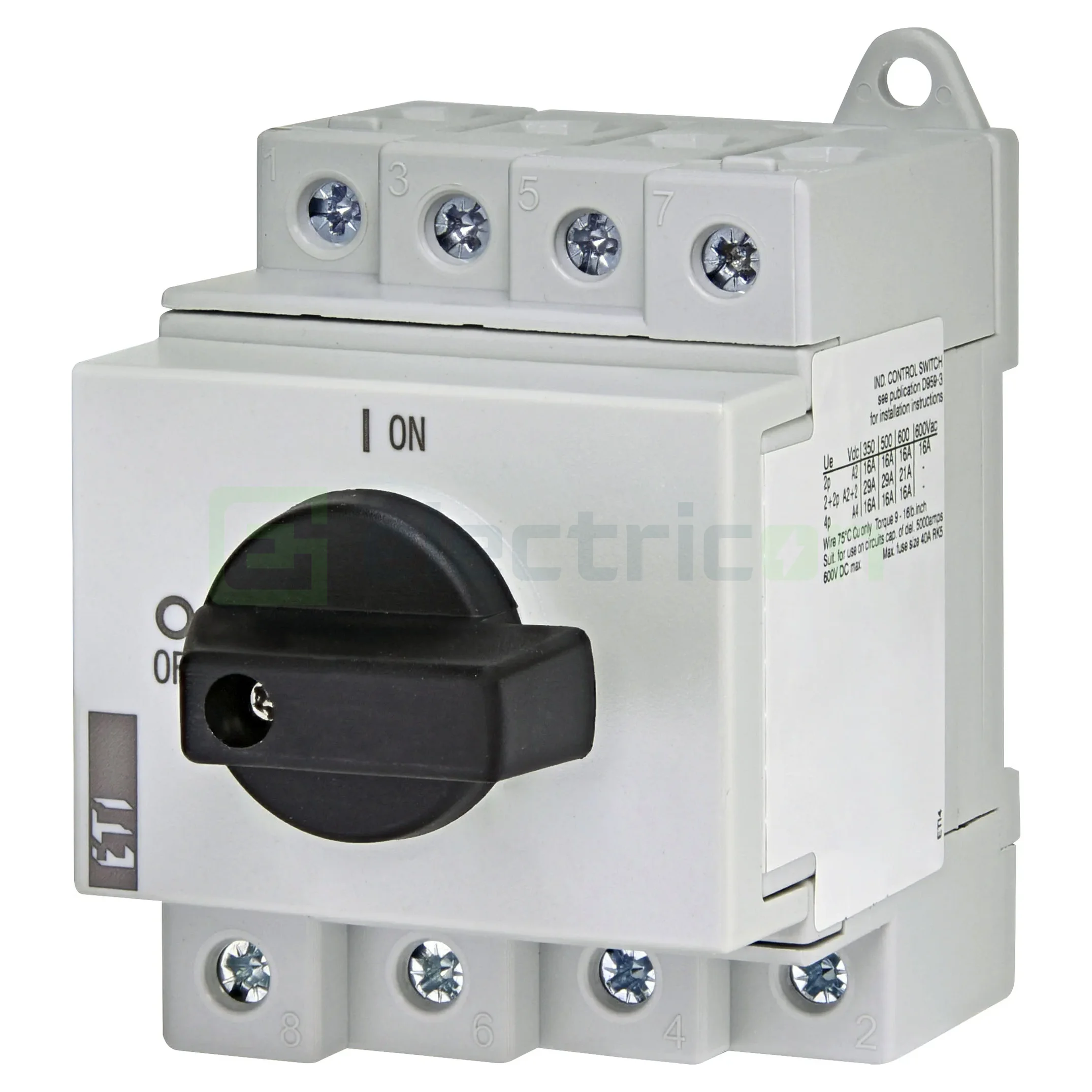 Separator Mecanic Fotovoltaic - eti-separator-dc-16a