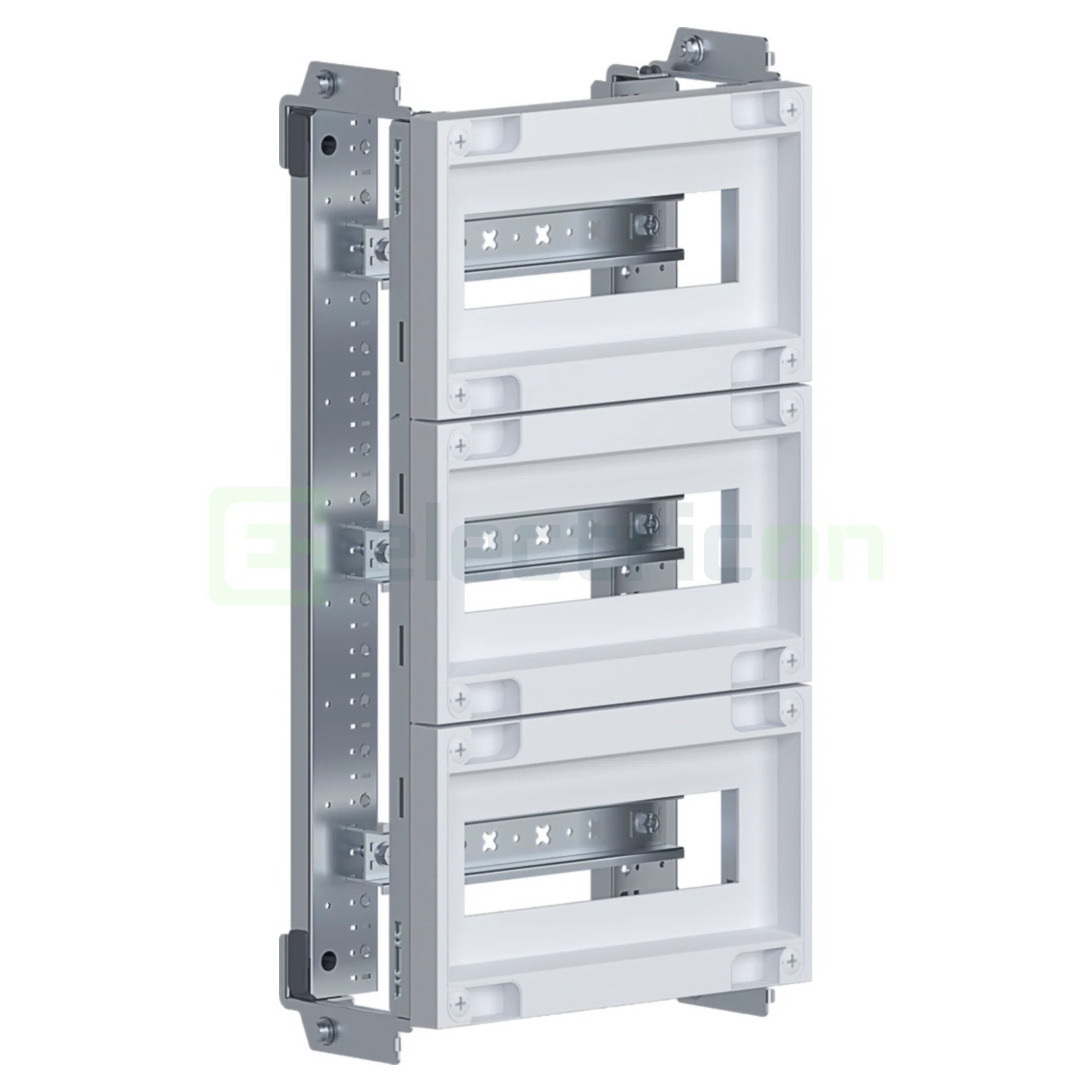 Set de rack-uri pentru tablouri Hager Orion, 3 randuri de 10 module, dimensiuni 500x300 mm, Hager, FL991A