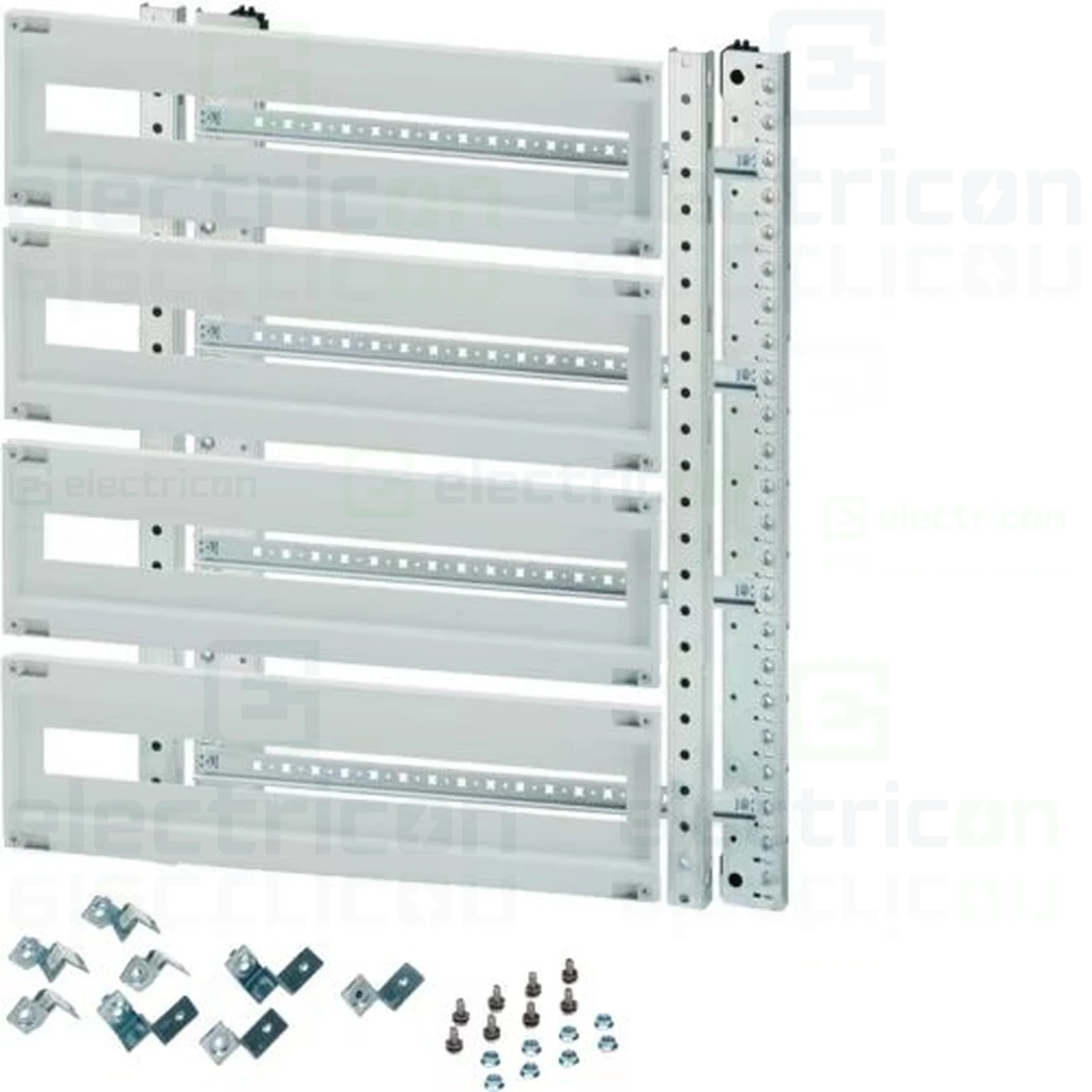 Alte accesorii tablouri - Set de rack-uri pentru tablouri Hager Orion, 3 randuri de 10 module, dimensiuni 500x300 mm, Hager, FL991A