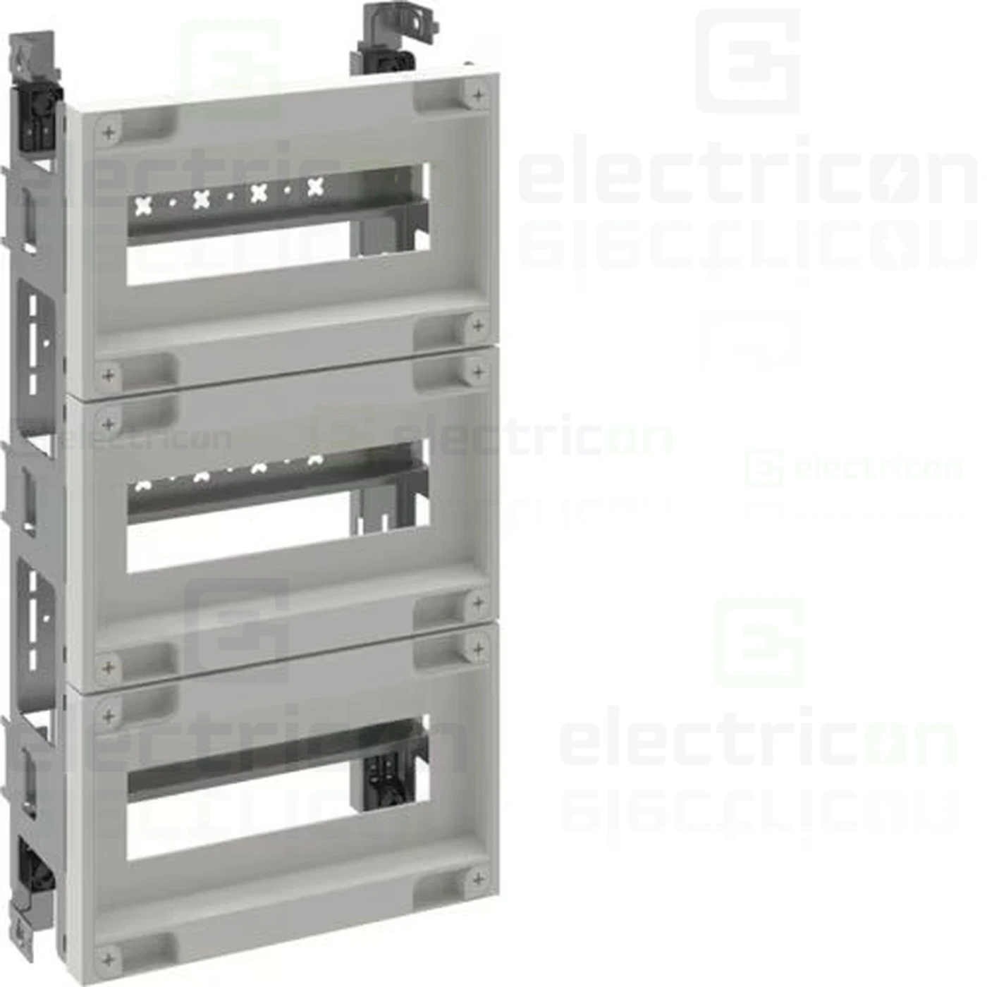 Alte accesorii tablouri - Set de rack-uri pentru tablouri Hager Orion, 3 randuri de 12 module, dimensiuni 500x300 mm, Hager, FL981A