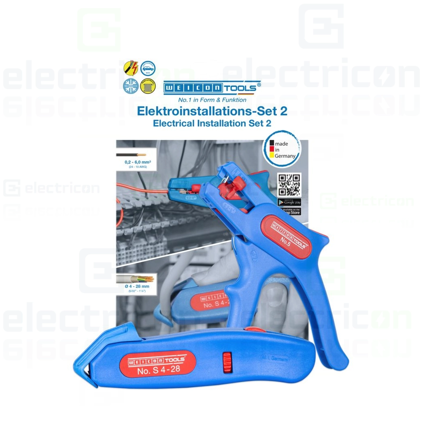 Set de scule - cleste-electric