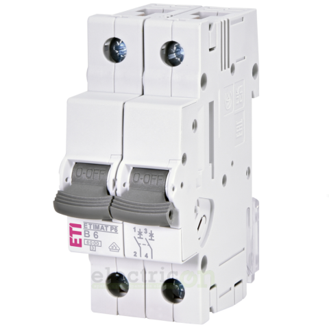Sigurante automate/electrice - Intrerupator MCB B6A ETI - 001900207