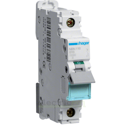 Sigurante automate - Disjunctor MCB BN/AA Hager - NBN116