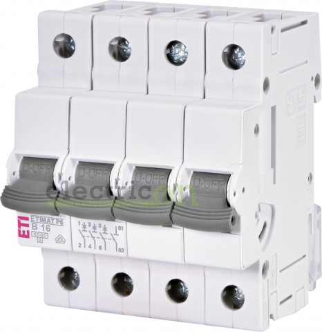 Sigurante automate - Disjunctor MCB B16A ETI - 001900410