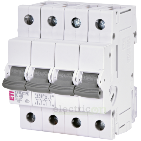 Sigurante automate - Intrerupator MCB B40A ETI - 001900414