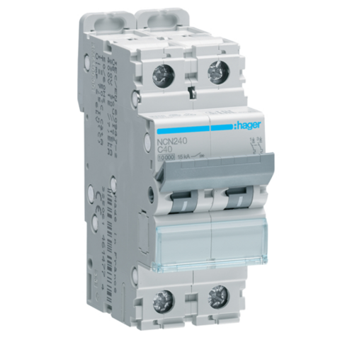 Sigurante automate/electrice - Disjunctor MCB C40A Hager - NCN240