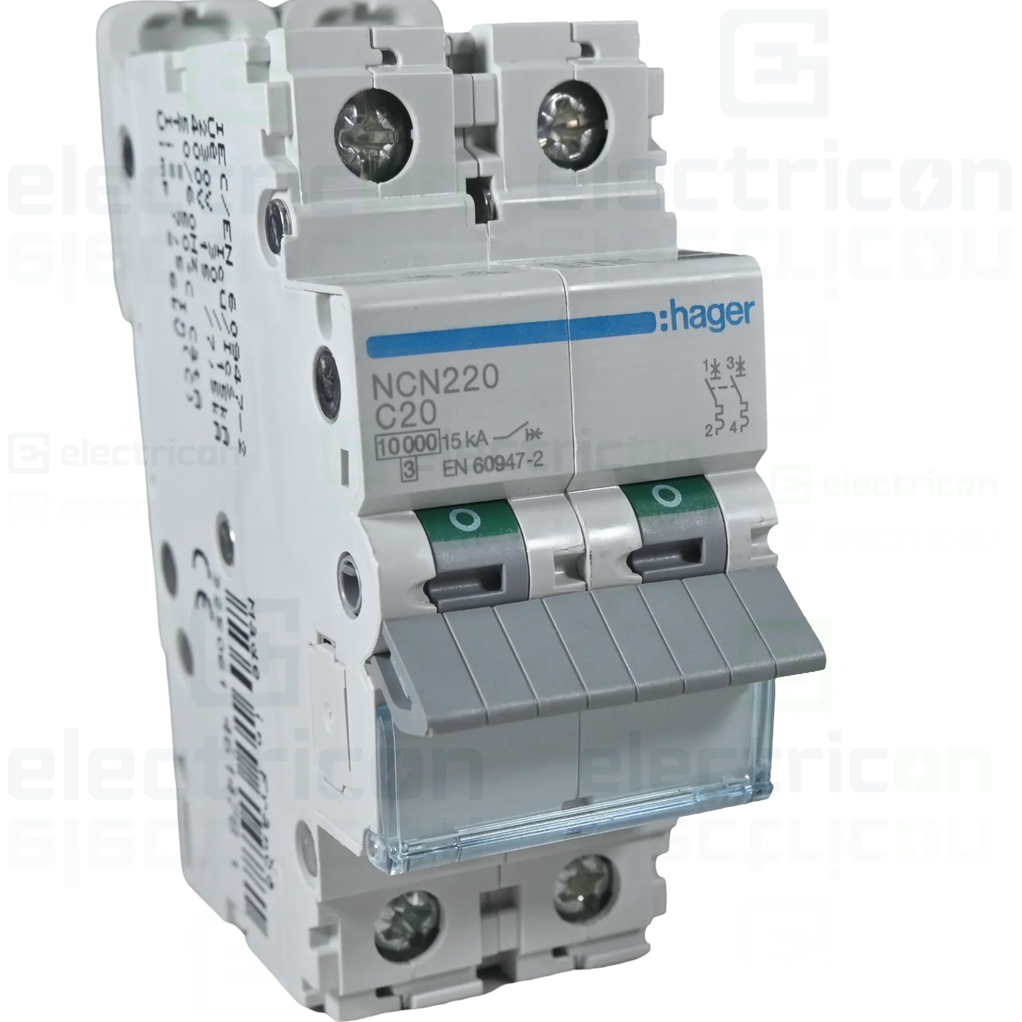Siguranțe, Diferentiale, Separatori & Busbar - Siguranta MCB C20A Hager - NCN220